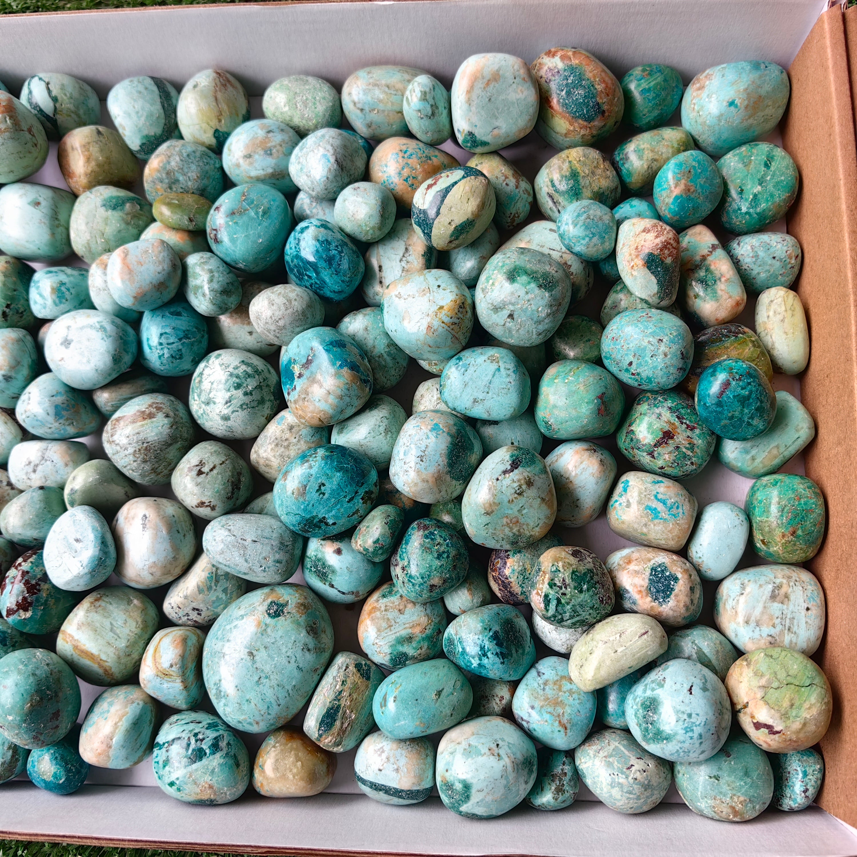 Lot 2 kg Peruvian Turquoise Tumbled