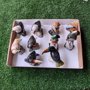 Lot 10 pcs Bird mixted stones