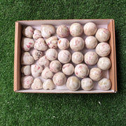 Lot 36 pcs Cinabrite Heart and Sphere