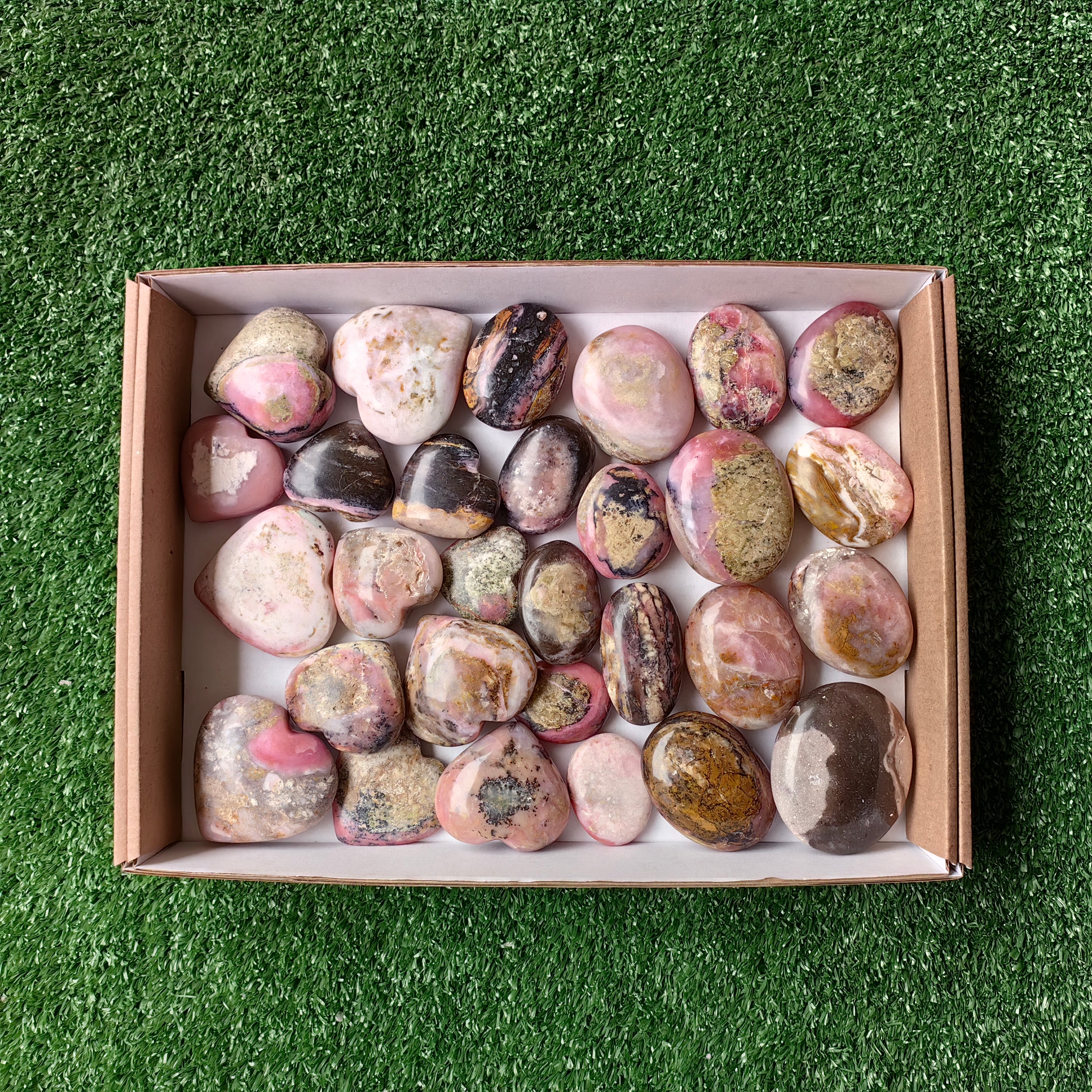 Lot 29 pcs Pink Opal Palm