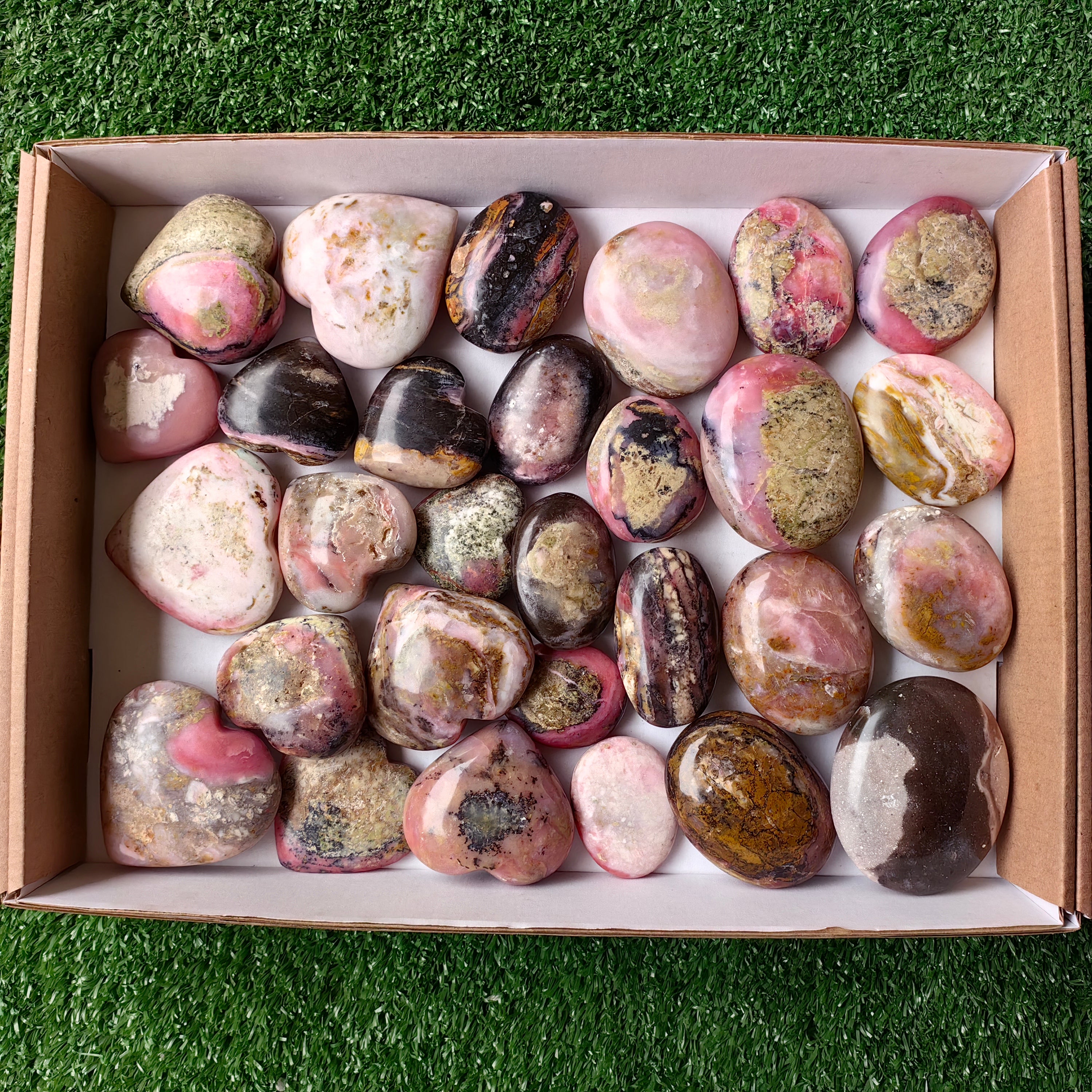 Lot 29 pcs Pink Opal Palm