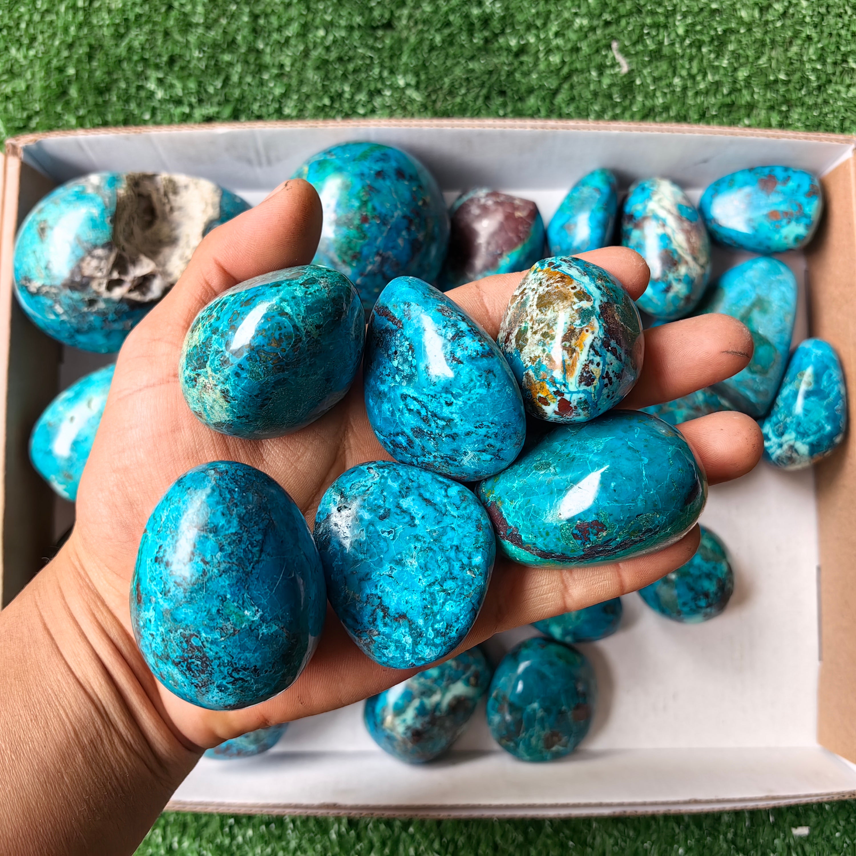 Lot 36 pcs Chrysocolla Free Form