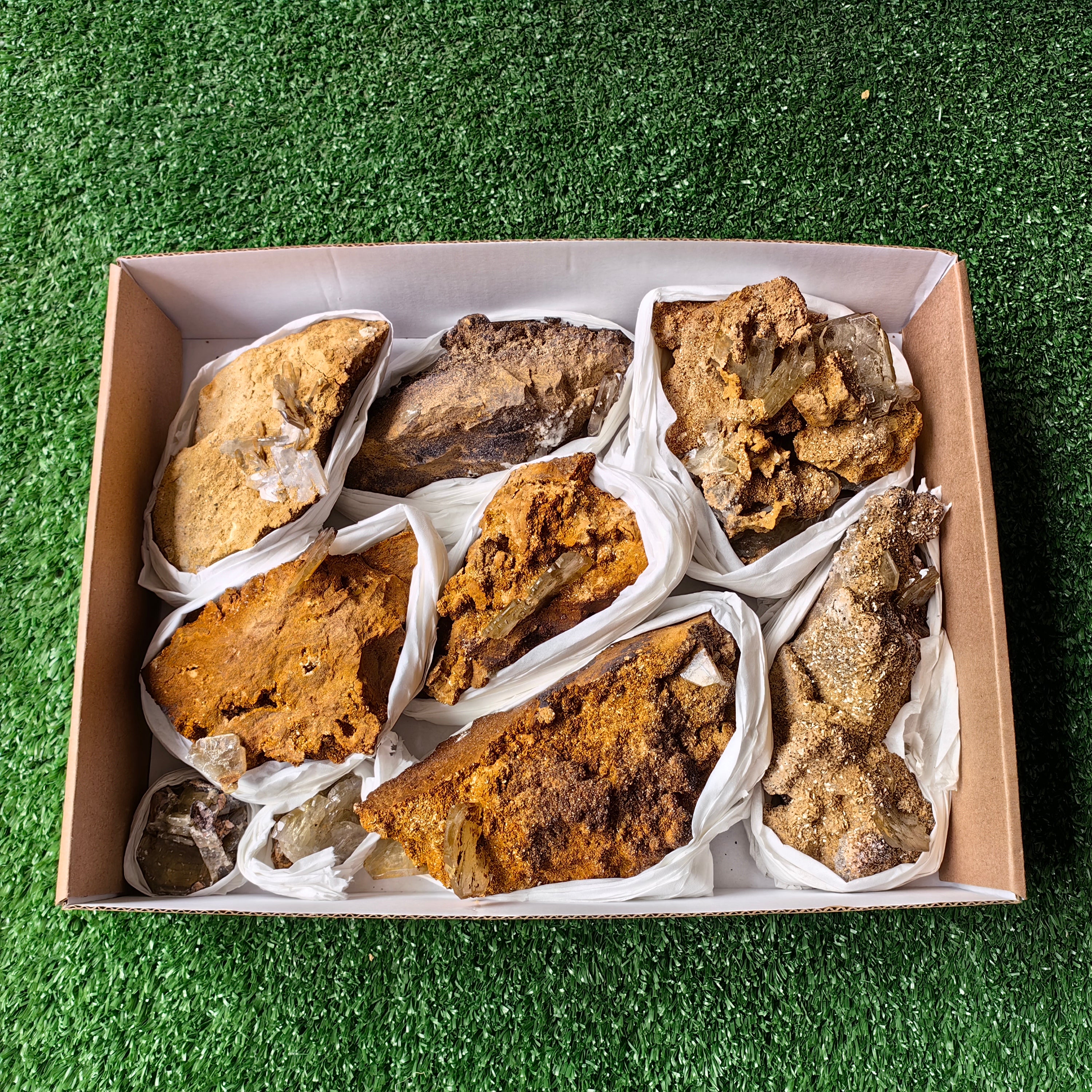 Lot 9 pcs Baryte Crystal