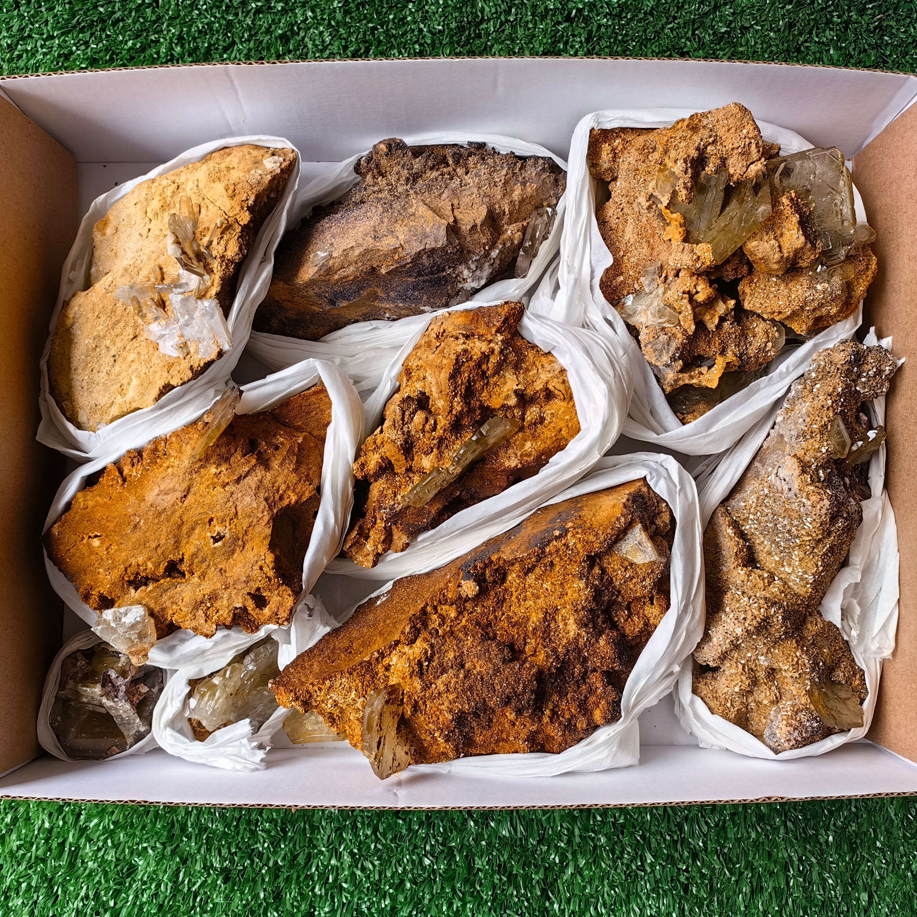 Lot 9 pcs Baryte Crystal