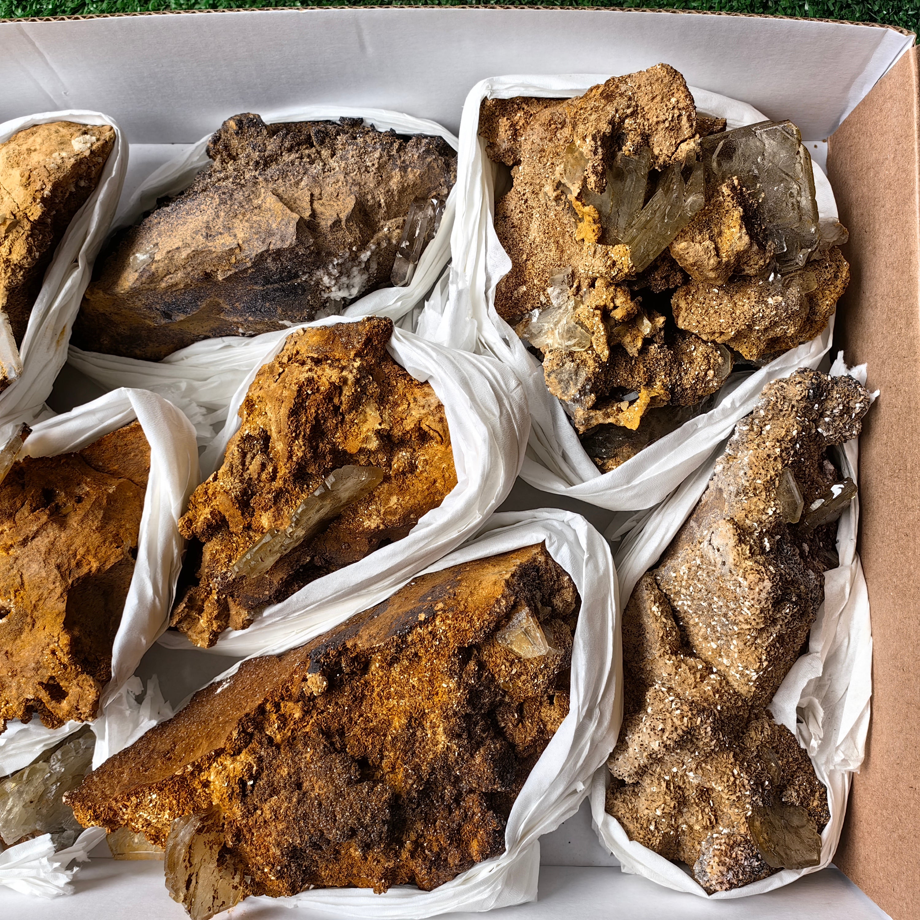 Lot 9 pcs Baryte Crystal