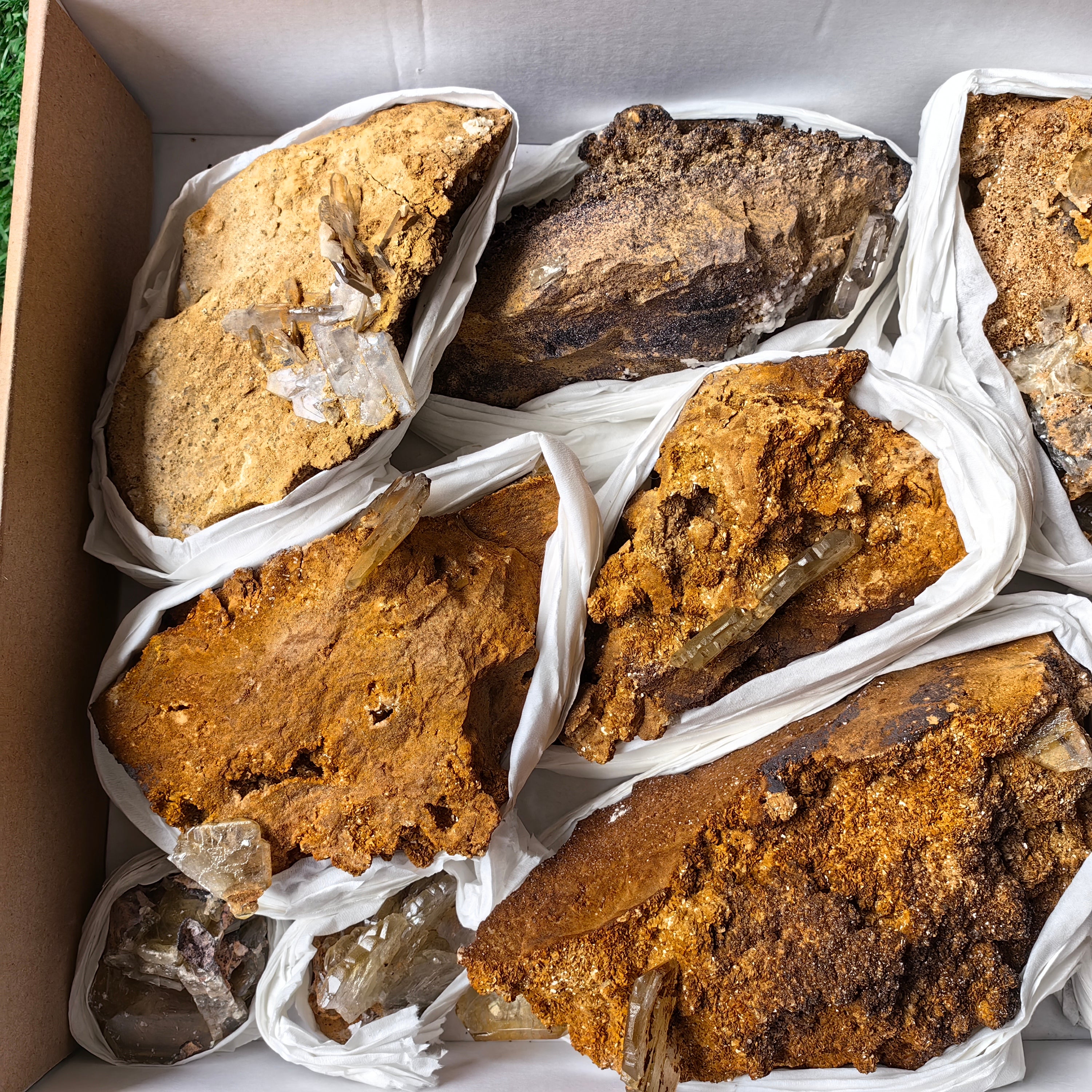 Lot 9 pcs Baryte Crystal