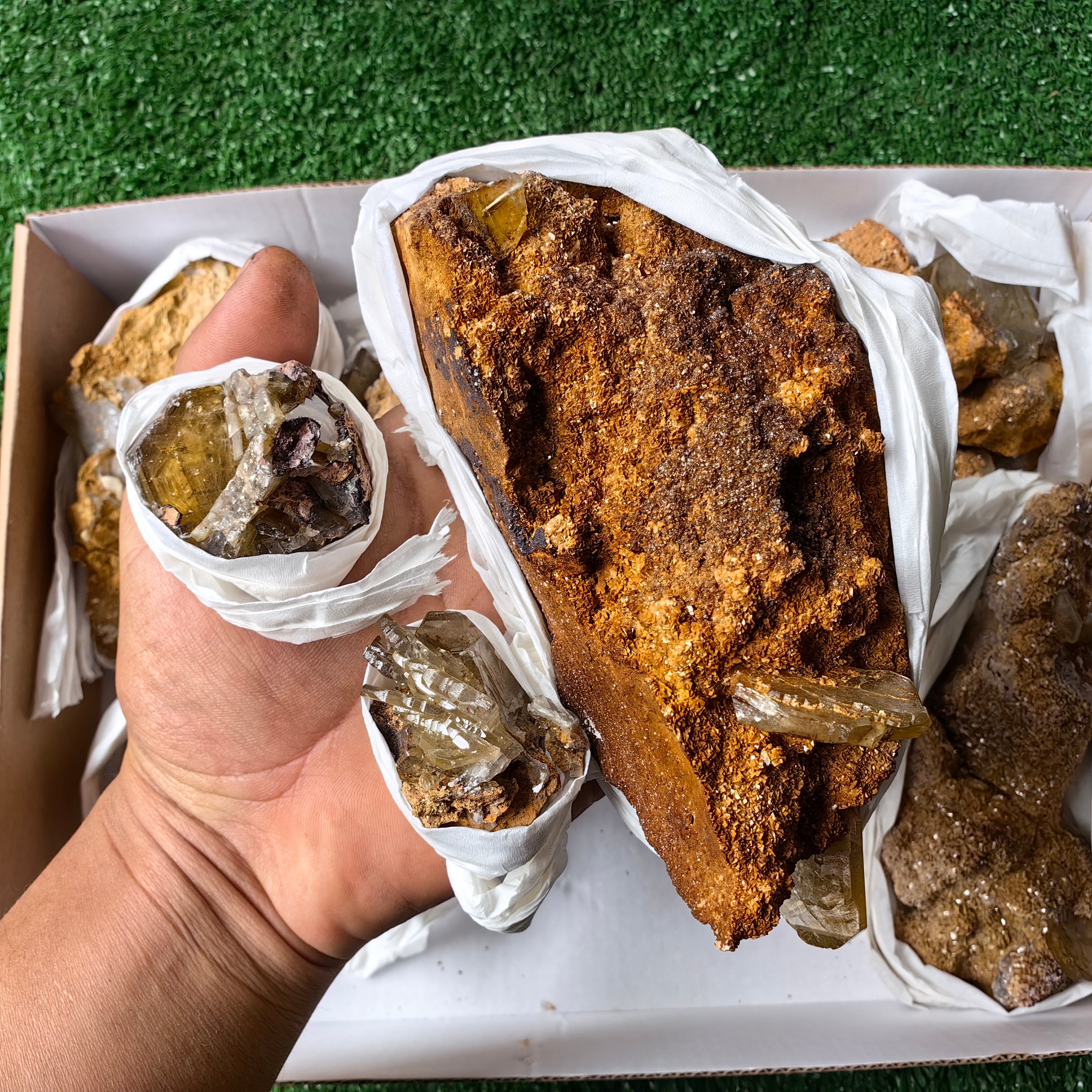 Lot 9 pcs Baryte Crystal