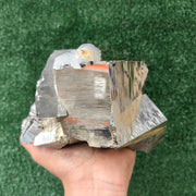 1 pc Pyrite Cubic with Calcite