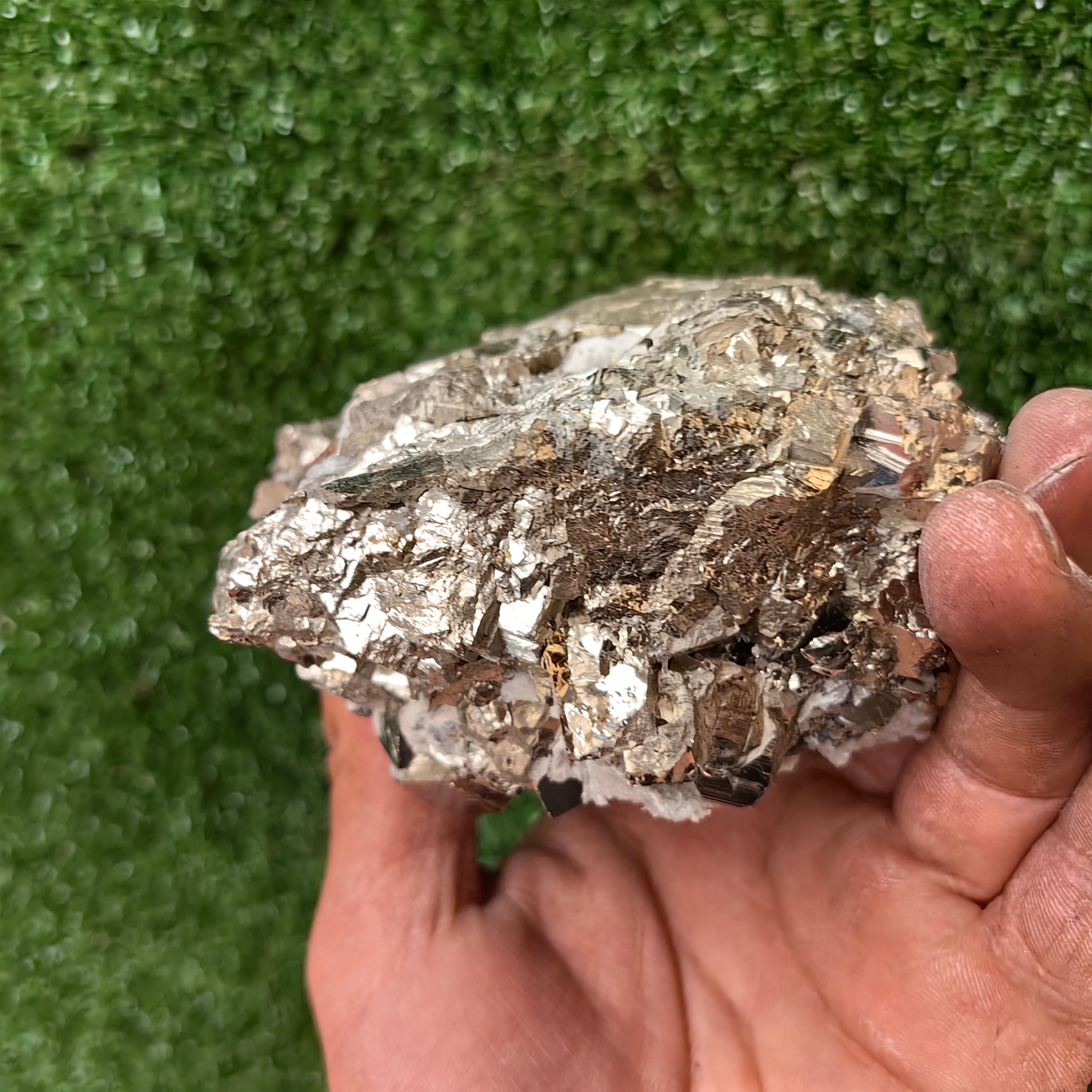 1 pc Pyrite Cubic with Quartz and Sphalerite