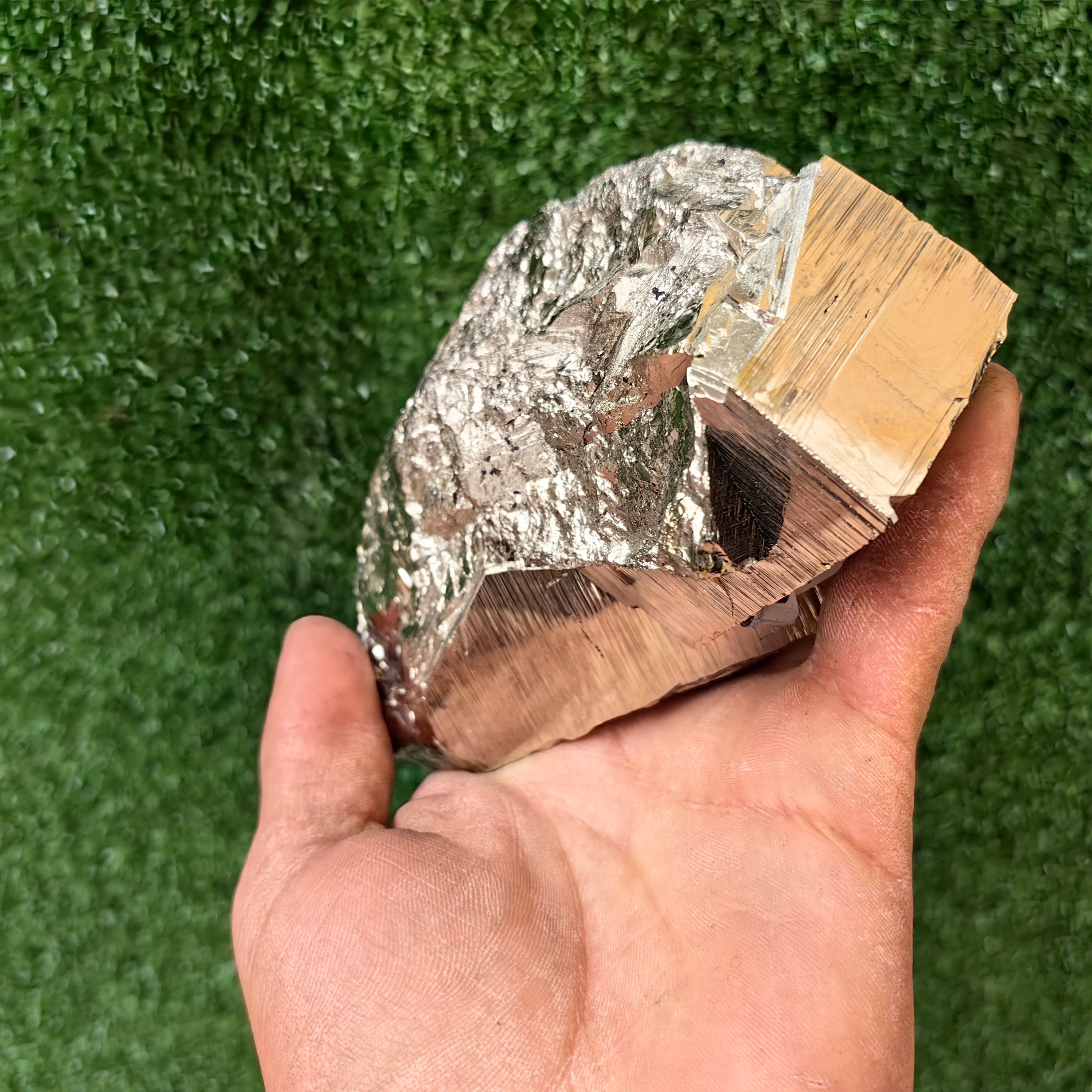 1 pc Pyrite Cubic with Calcite and Sphalerite