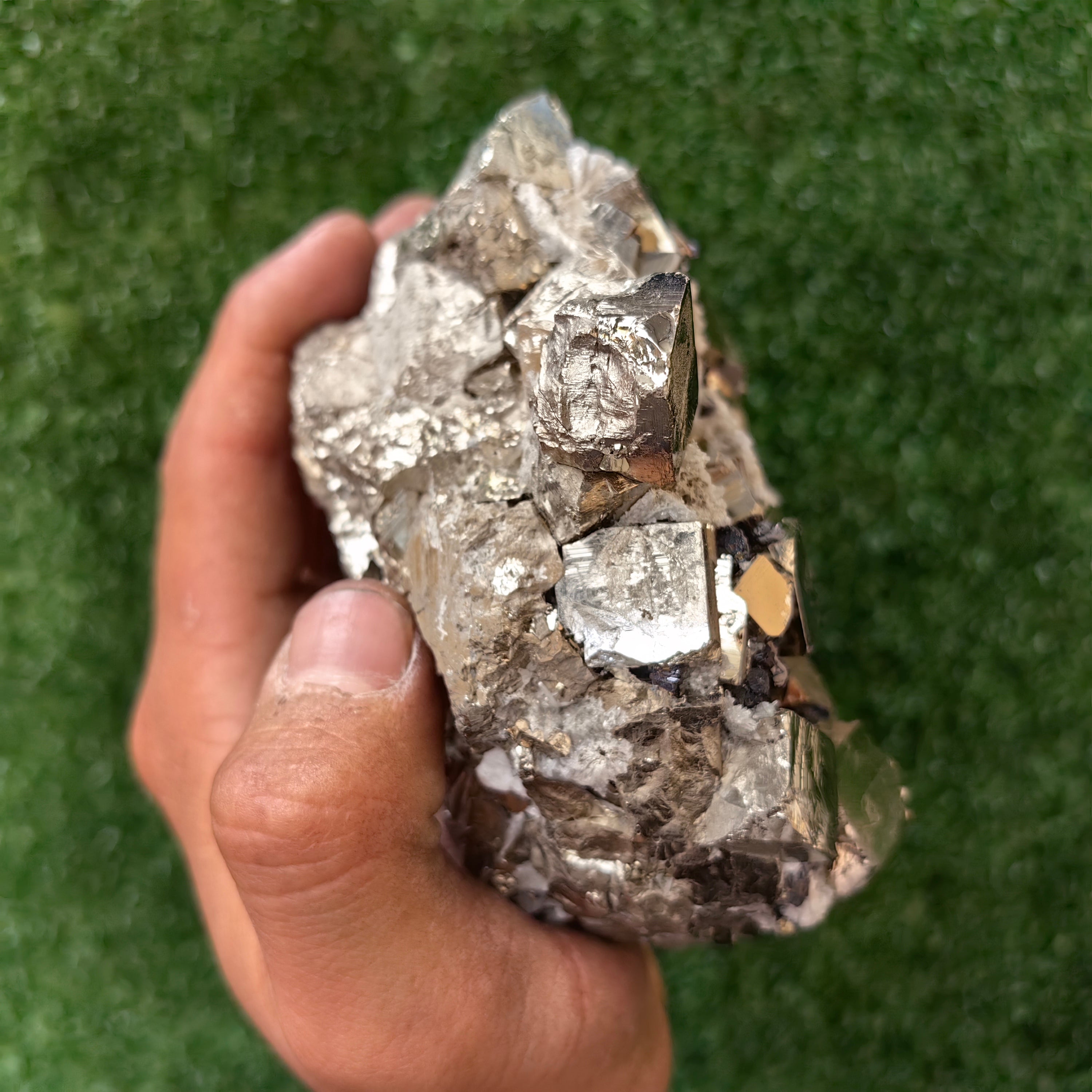 1 pc Pyrite Cubic with Sphalerite and Quartz