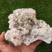 1 pc Pyrite Cubic with Quartz