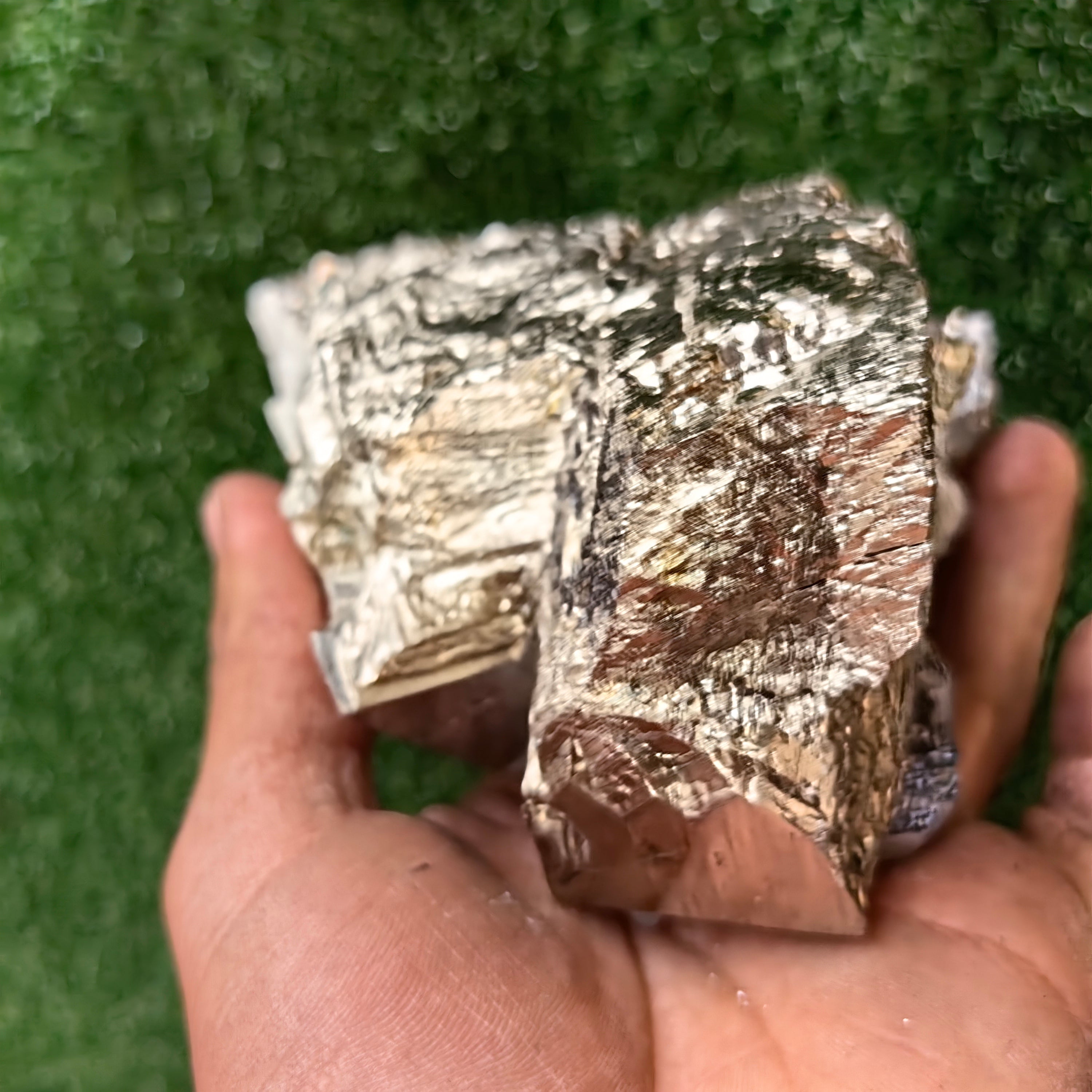 1 pcs Pyrite Cubic with Calcite