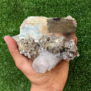 1 pcs Pyrite Cubic with Calcite