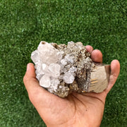 1 pcs Pyrite Cubic with Calcite