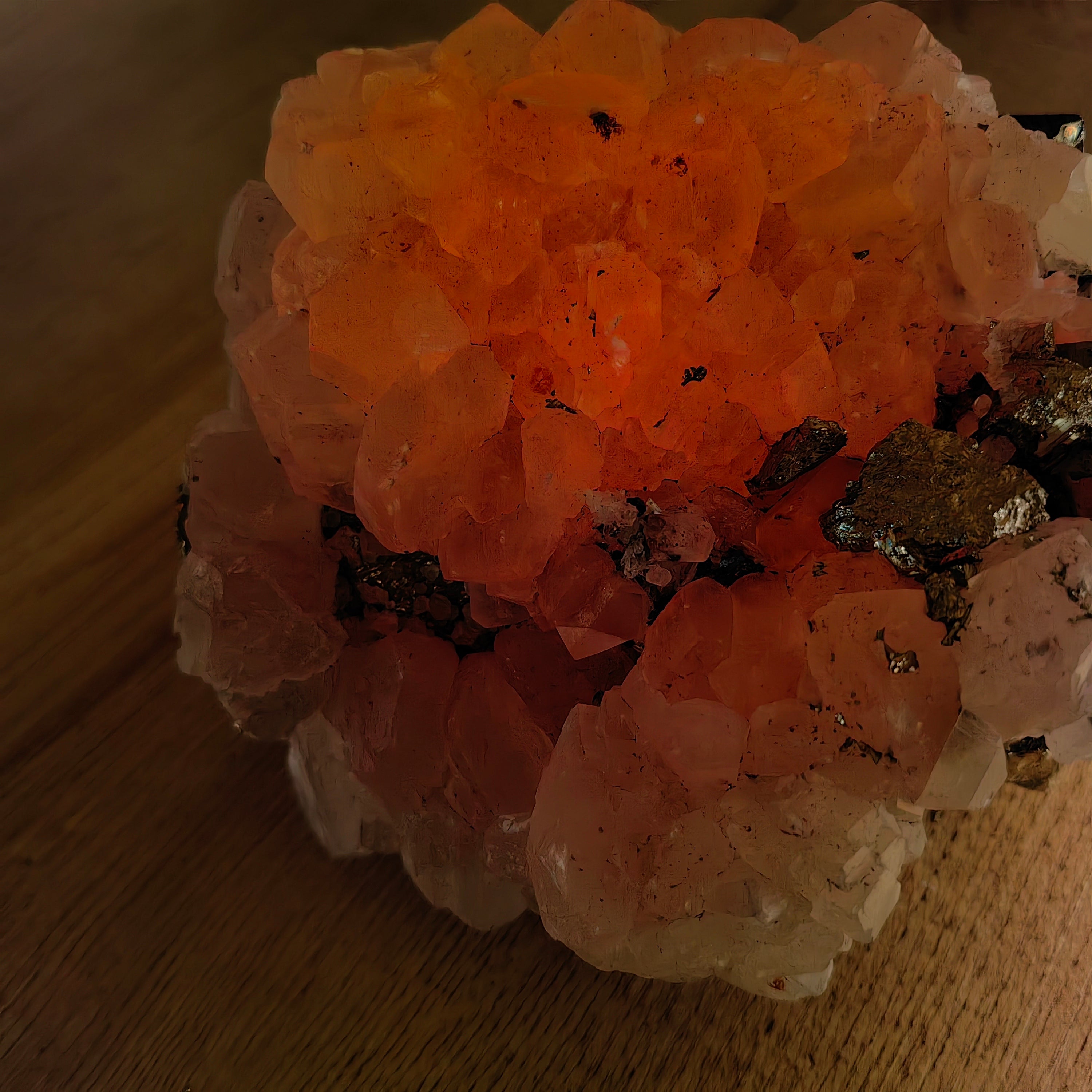 1 pcs Pyrite Cubic with Calcite