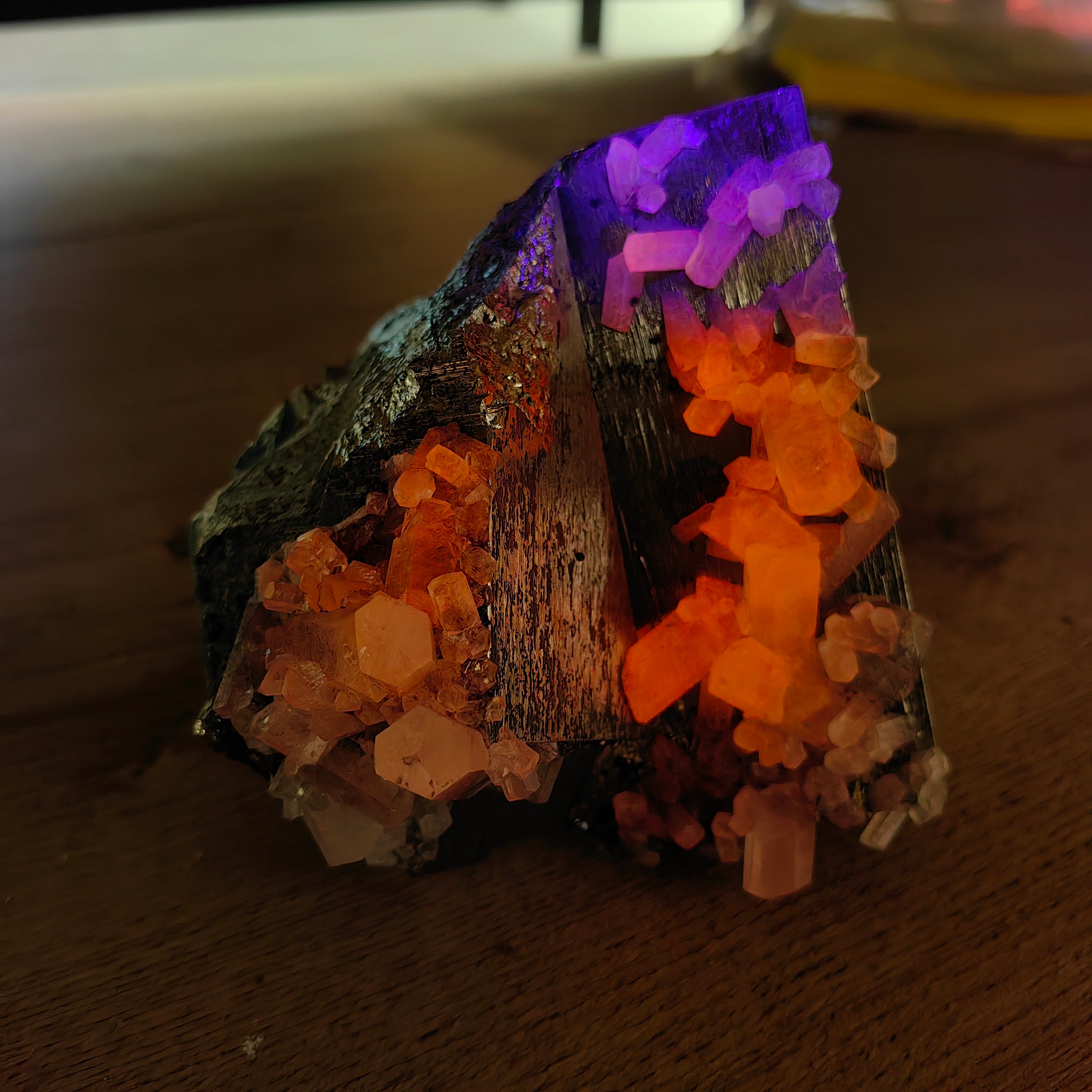 1 pcs Pyrite Cubic with Calcite