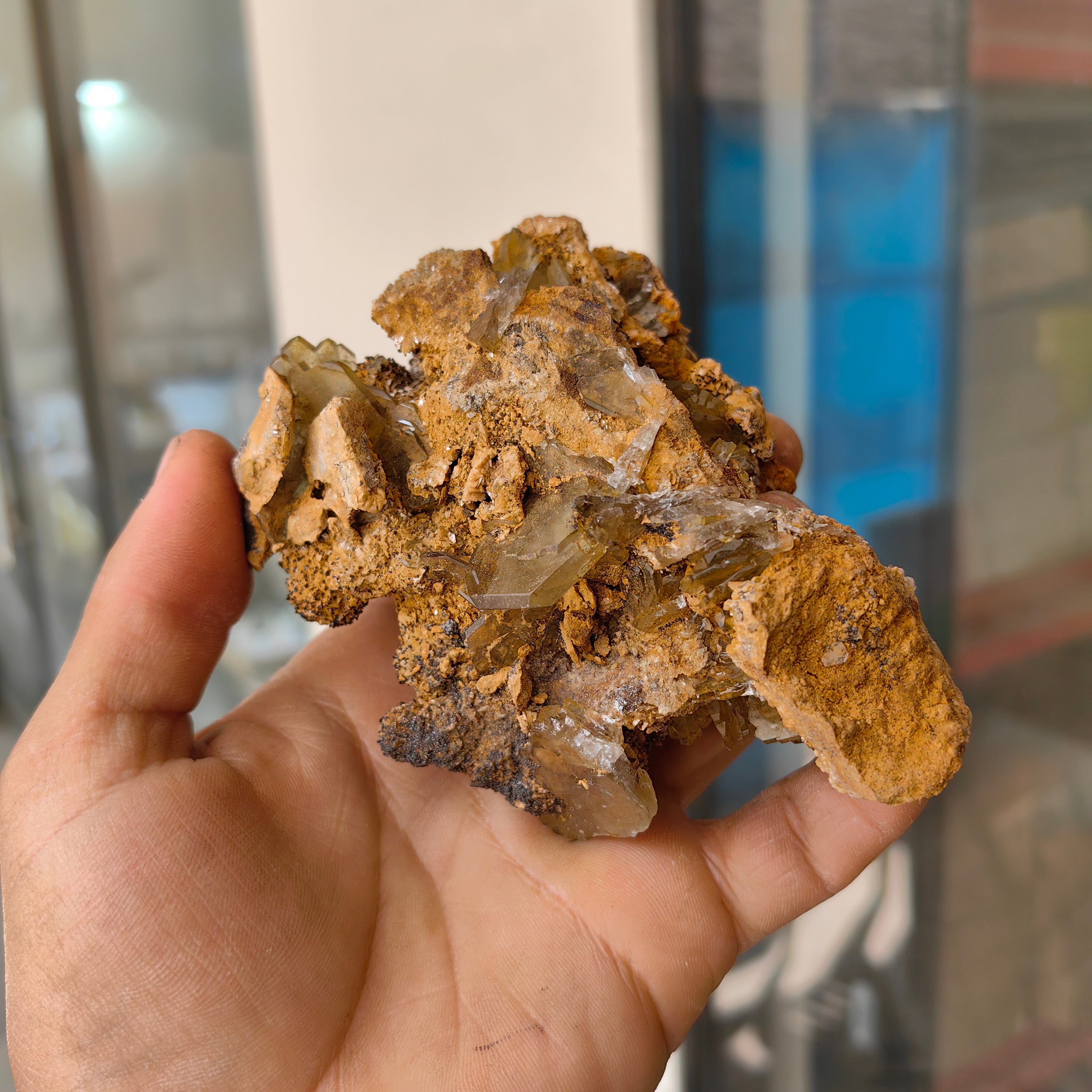 Lot 8 pcs Baryte Crystal on matrix