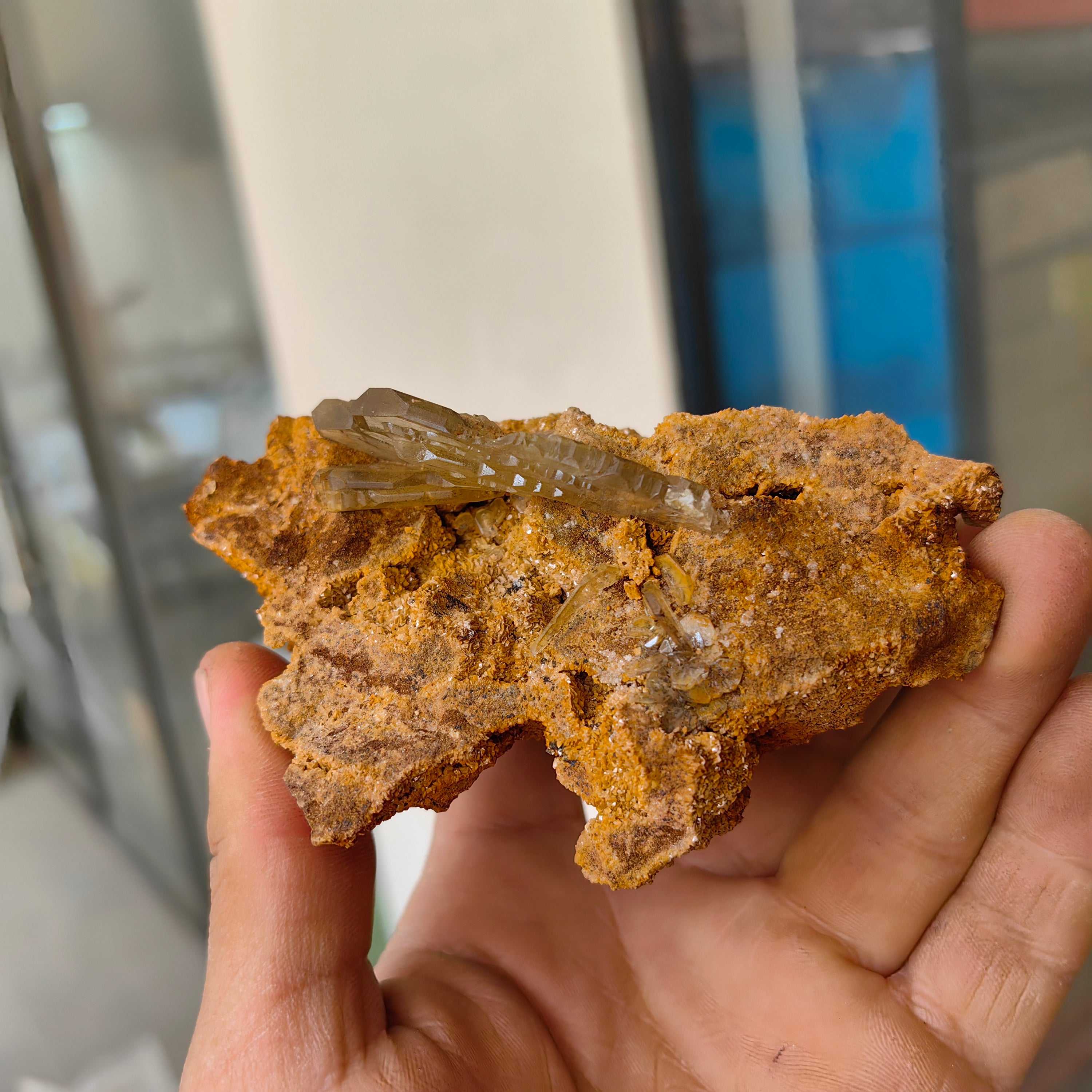 Lot 8 pcs Baryte Crystal on matrix