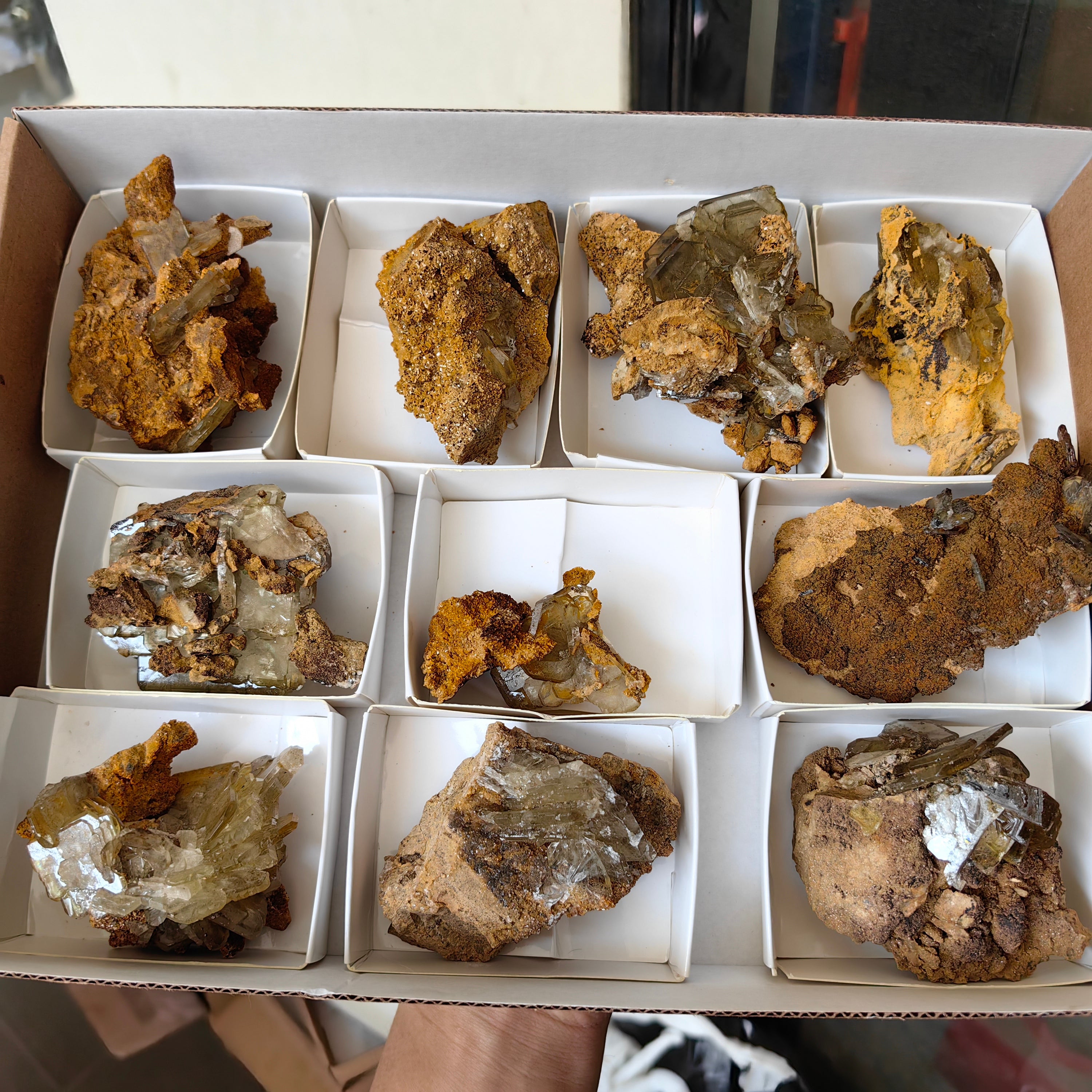 Lot 10 pcs Baryte Crystal on matrix