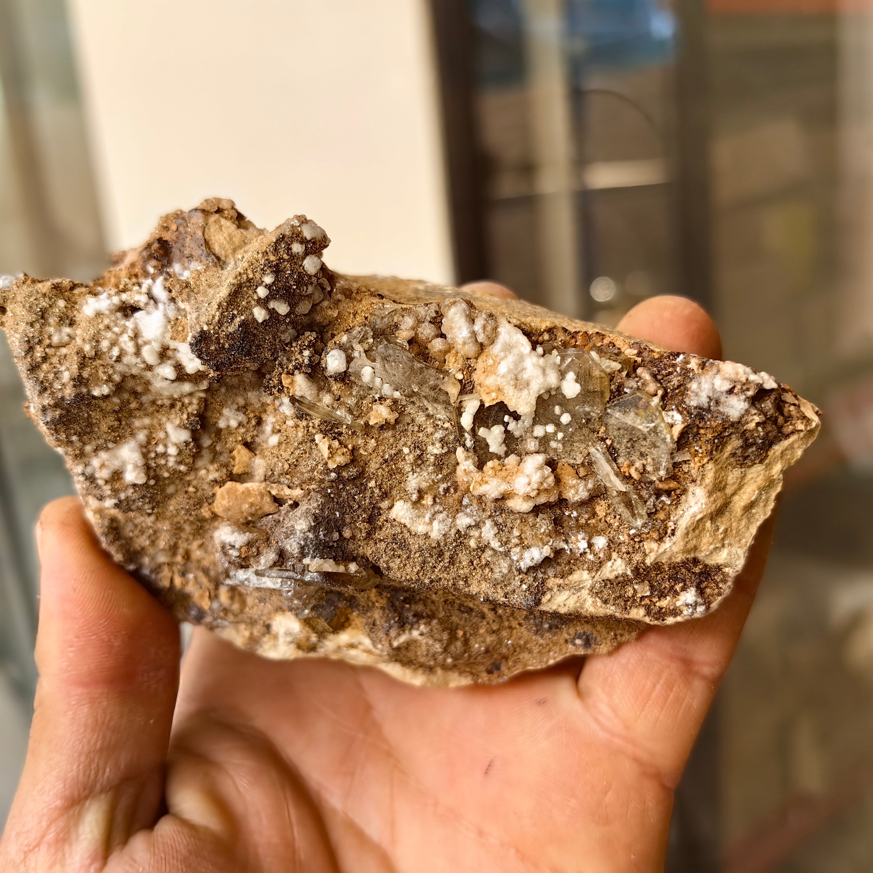Lot 8 pcs Baryte Crystal on matrix