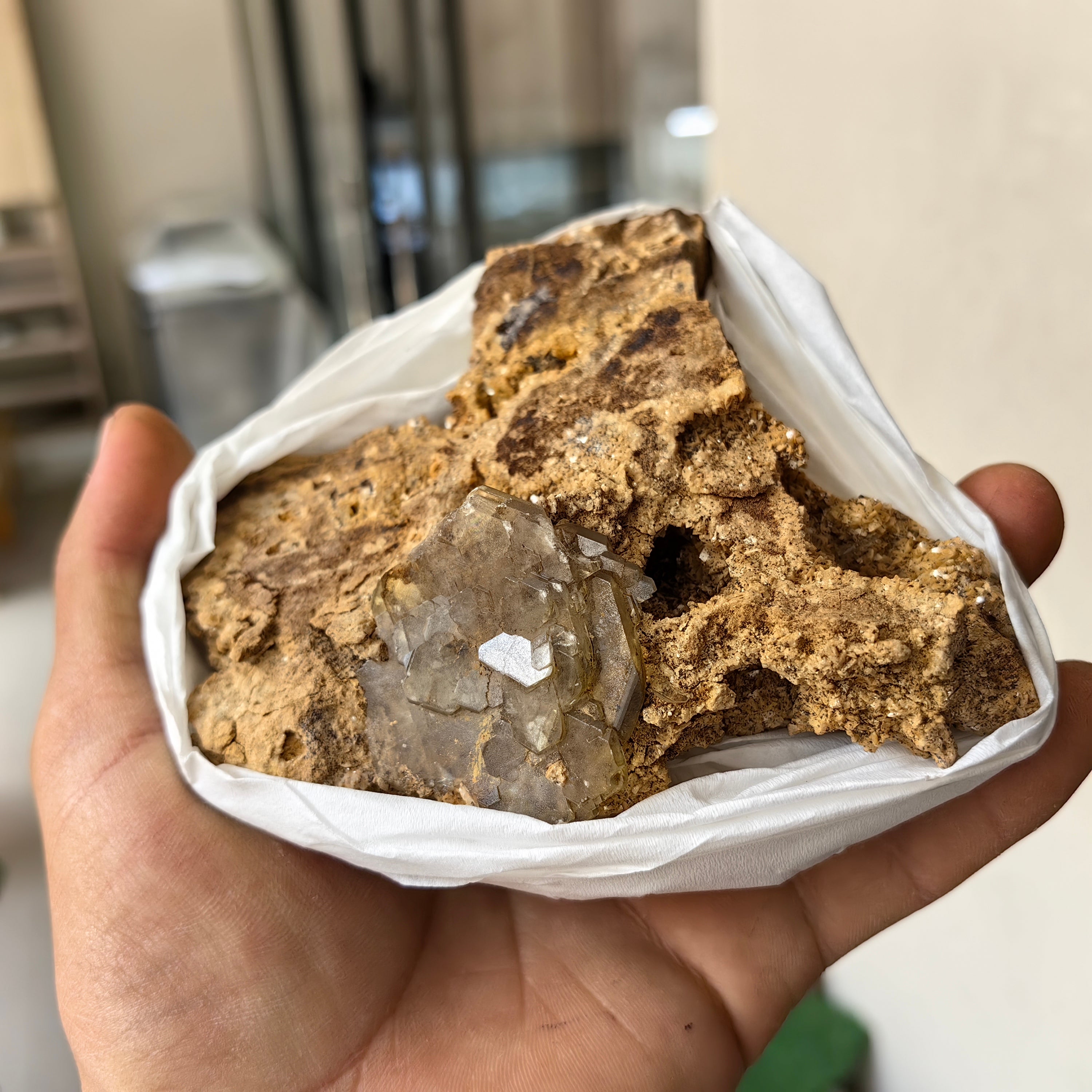 Lot 5 pcs Baryte Crystal on matrix