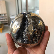 1 pc Pyrite with Sphalerite Sphere