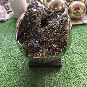 1 pc Pyrite with Sphalerite Sphere