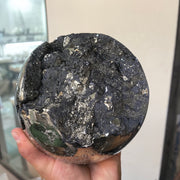 1 pc Pyrite with Sphalerite Sphere