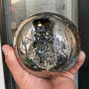1 pc Pyrite with Sphalerite Sphere