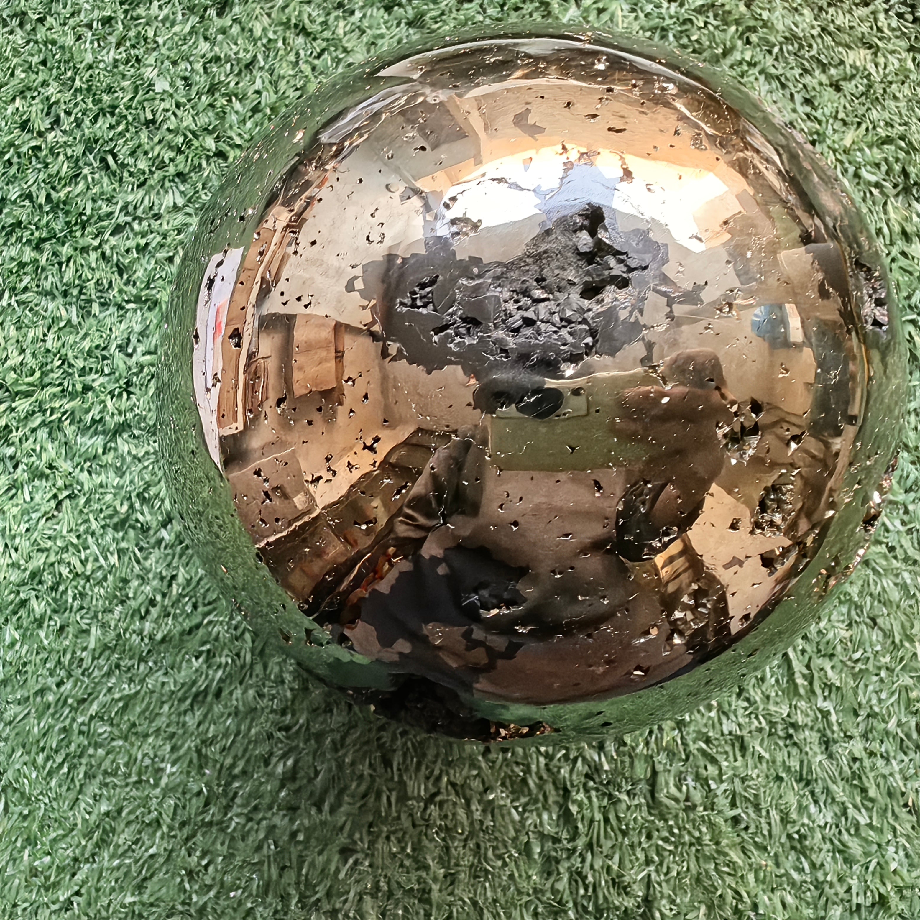 1 pc Pyrite with Sphalerite Sphere