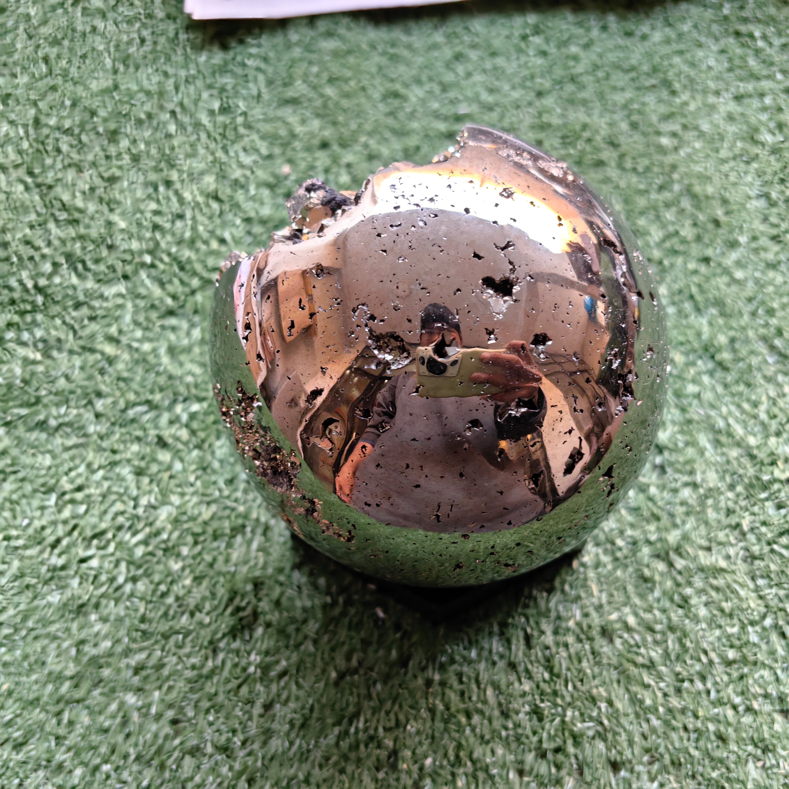 1 pc Pyrite with Sphalerite Sphere