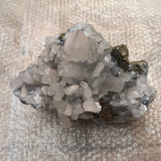 1 pc Pyrite with Calcite Rough
