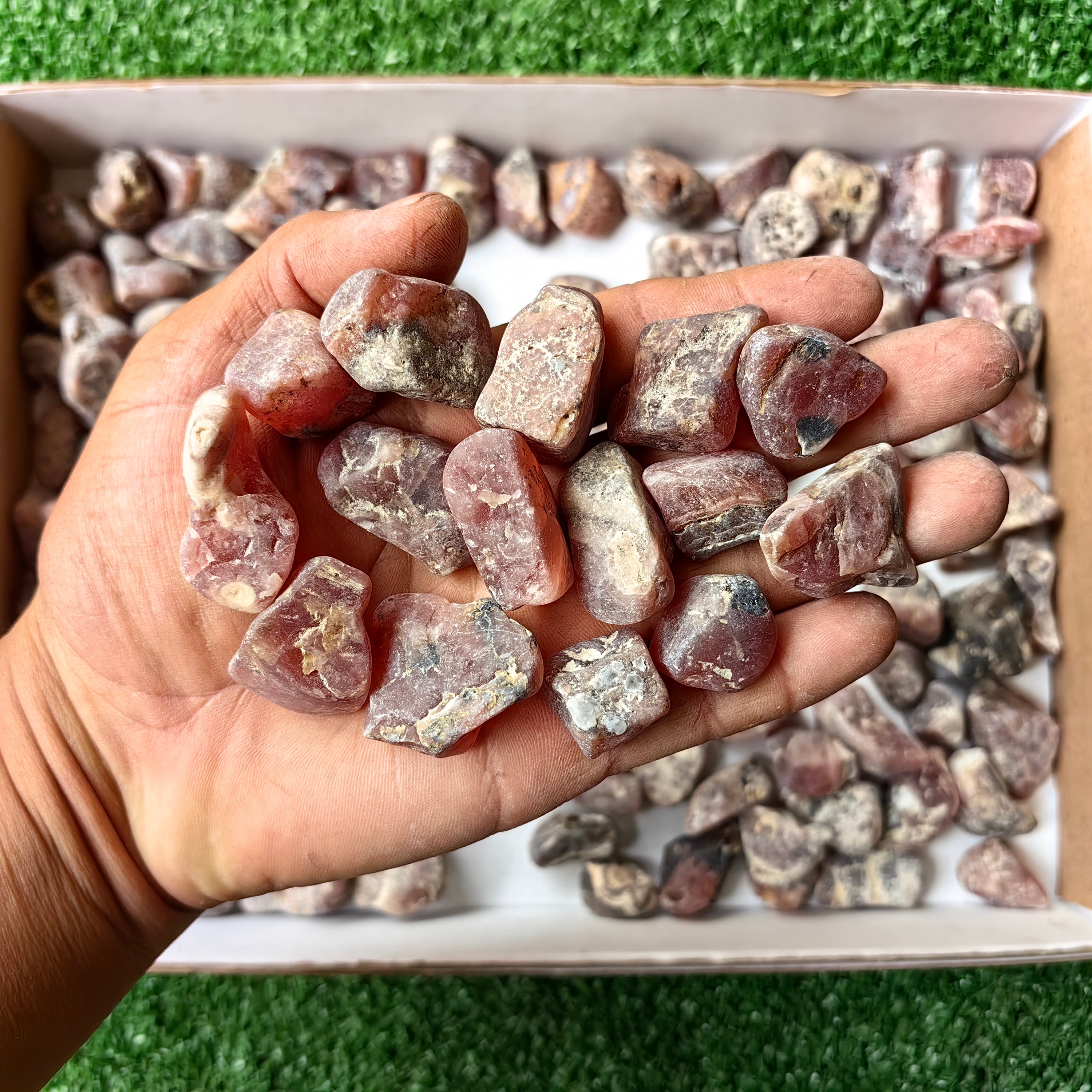 lot 1.8 kg Rhodochrosite Tumbled