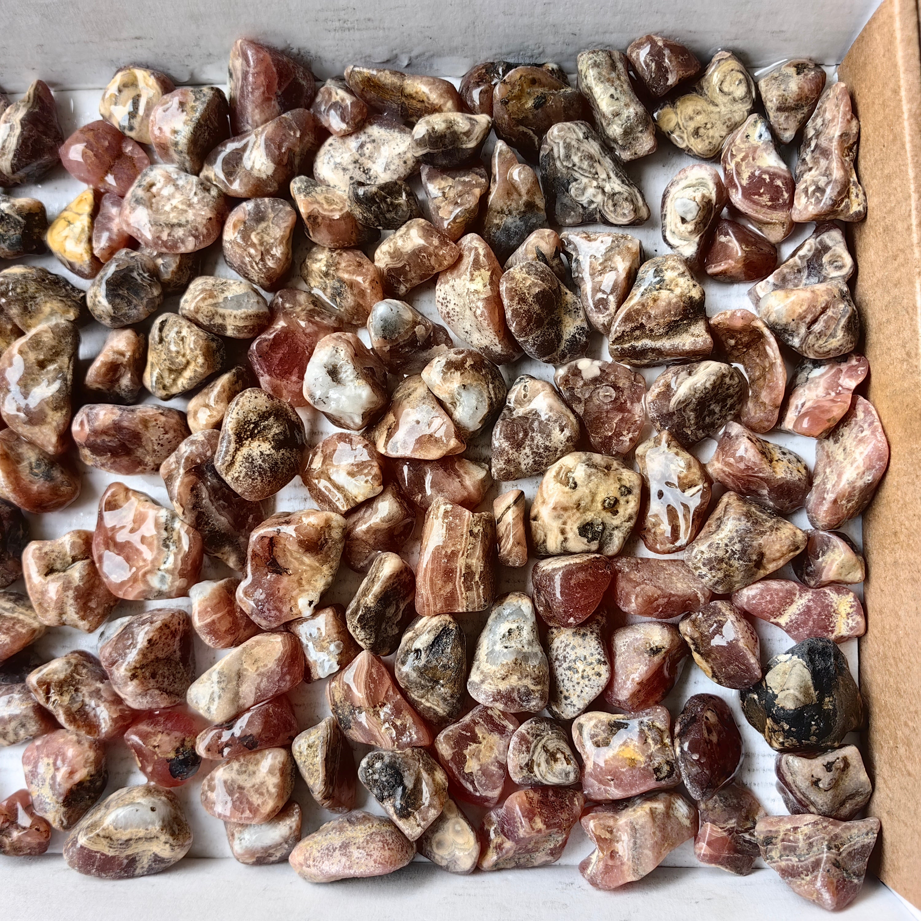 lot 1.8 kg Rhodochrosite Tumbled