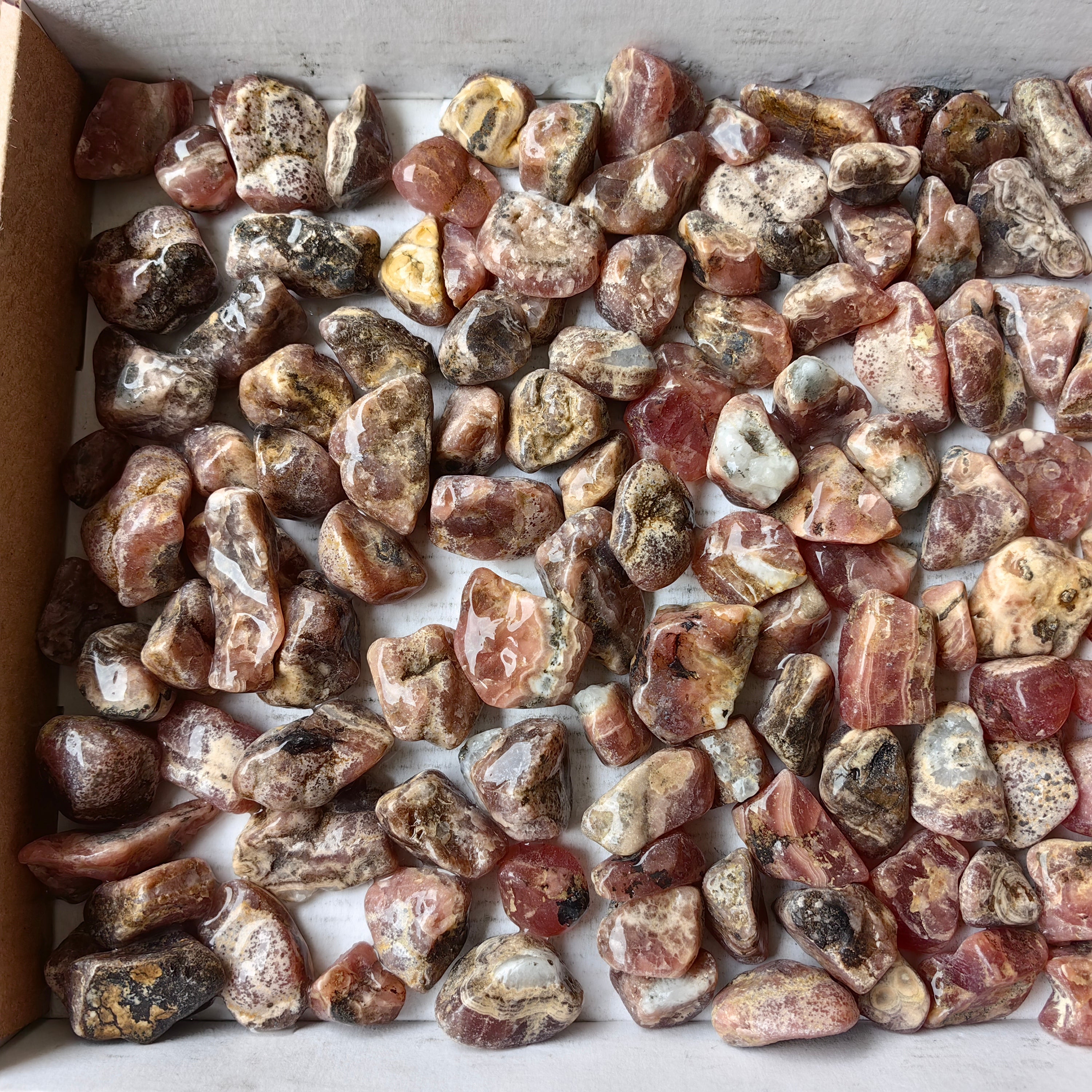 lot 1.8 kg Rhodochrosite Tumbled