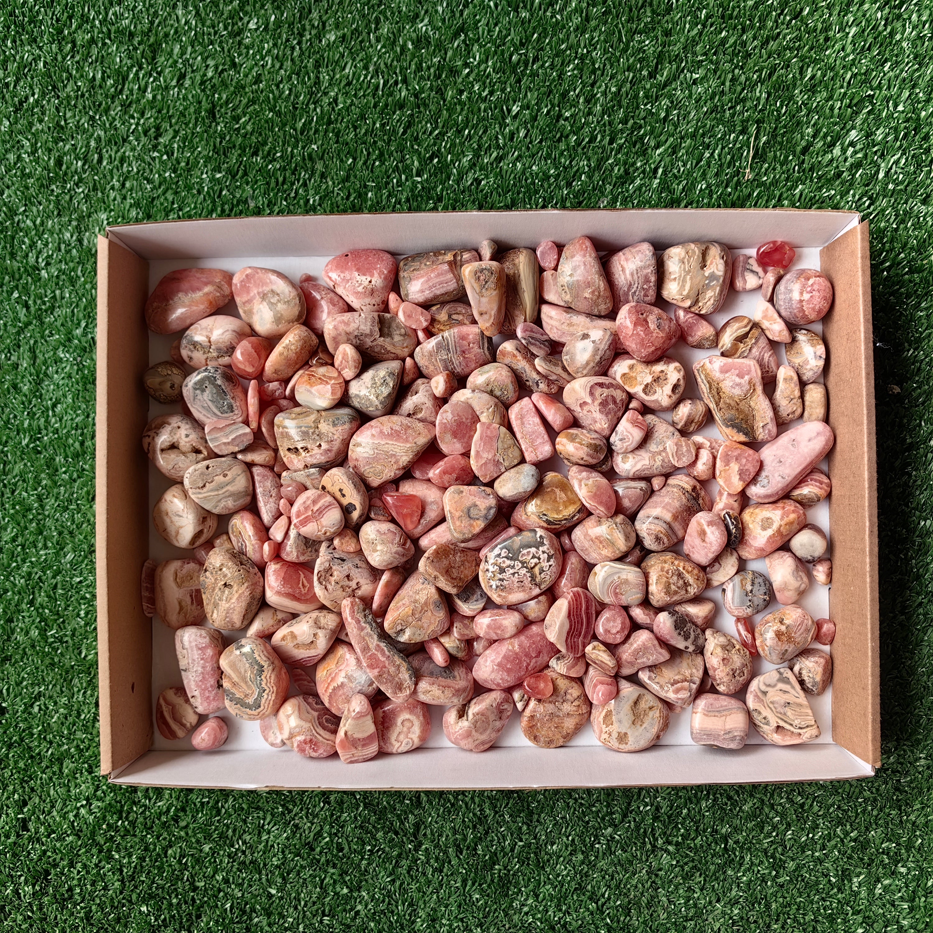 lot 2.4 kg Rhodochrosite tumbled