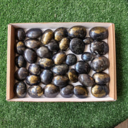 lot 37 pcs Covellite on Chalcopyrite palm