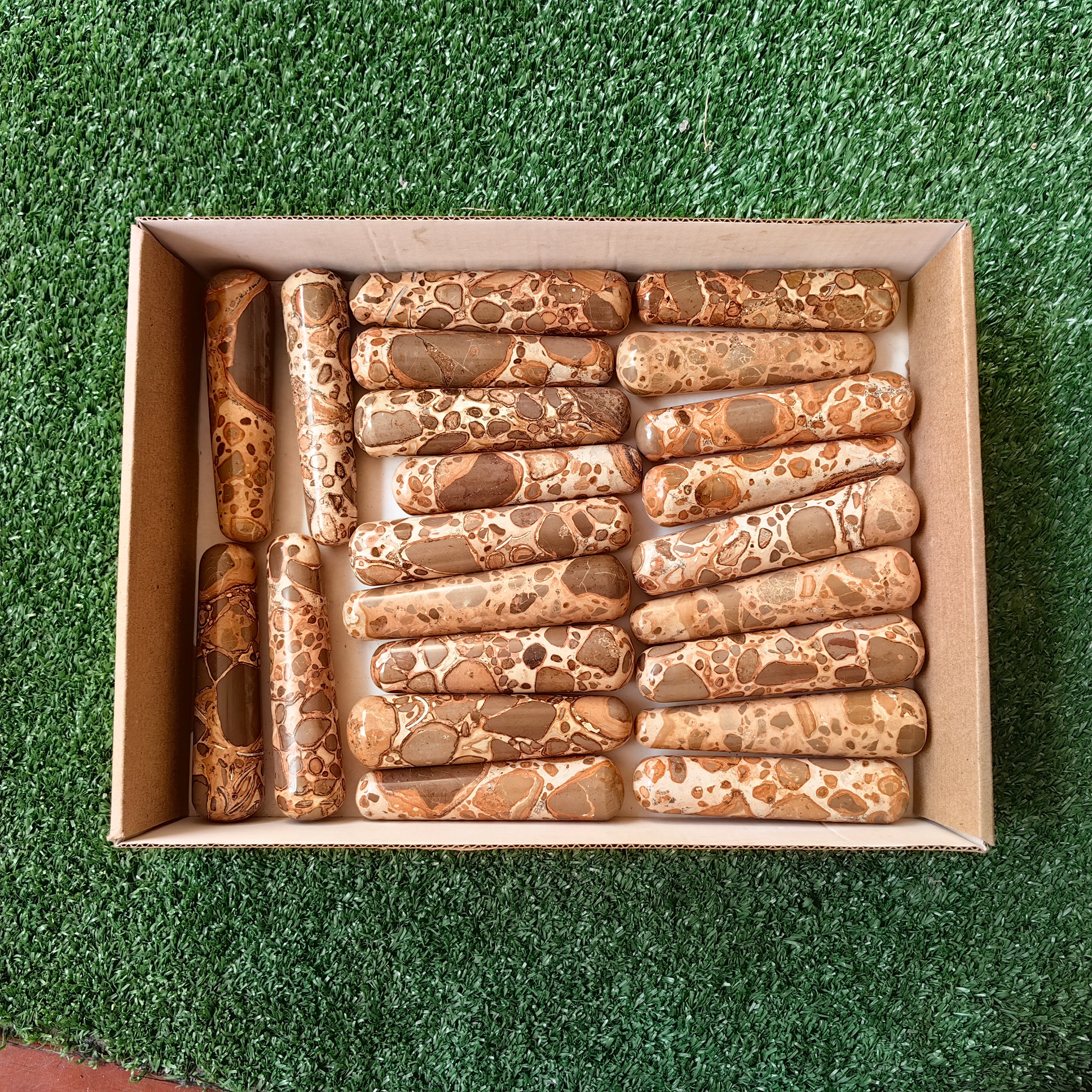 lot 22 pcs Leopardite wand