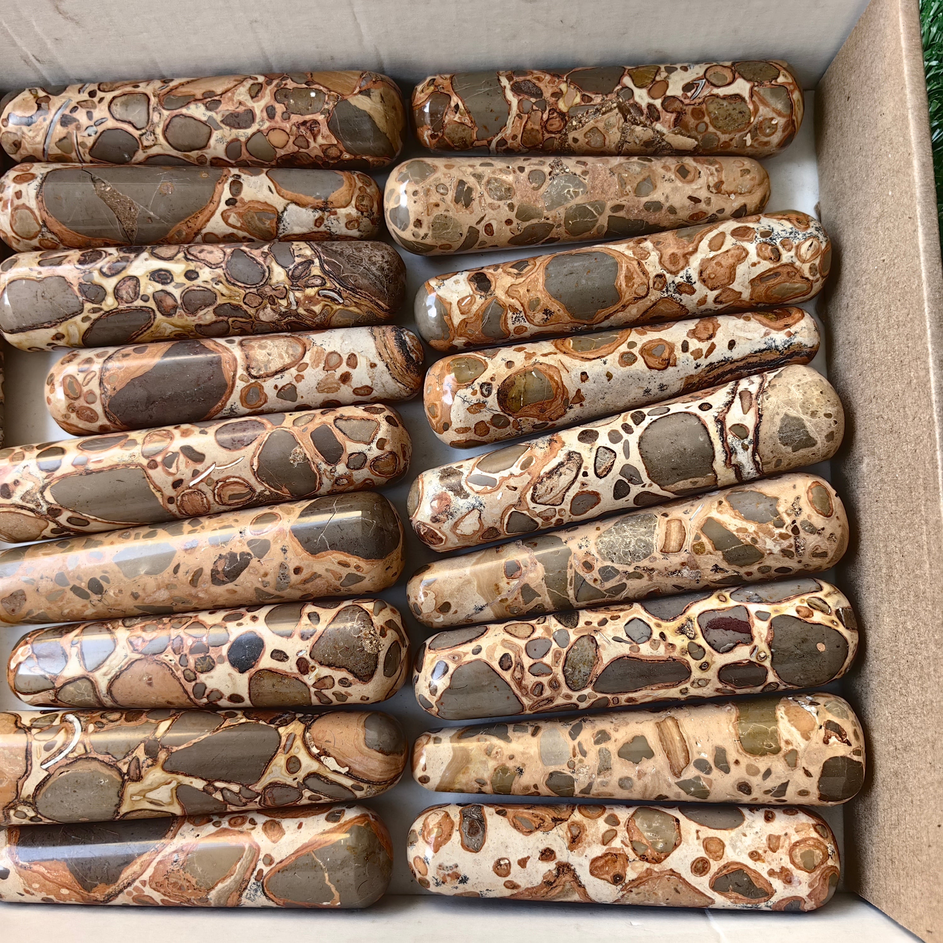 lot 22 pcs Leopardite wand