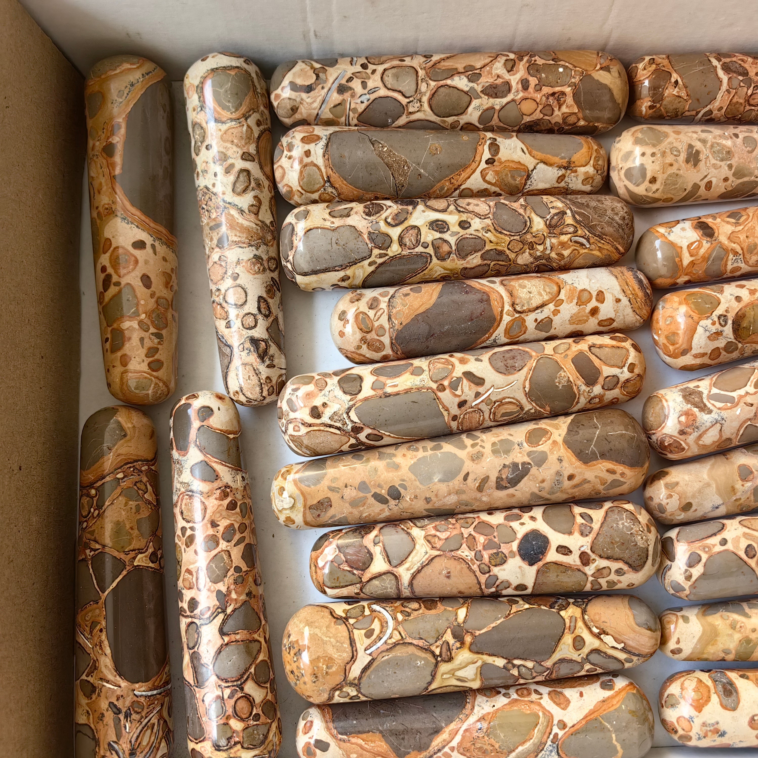 lot 22 pcs Leopardite wand