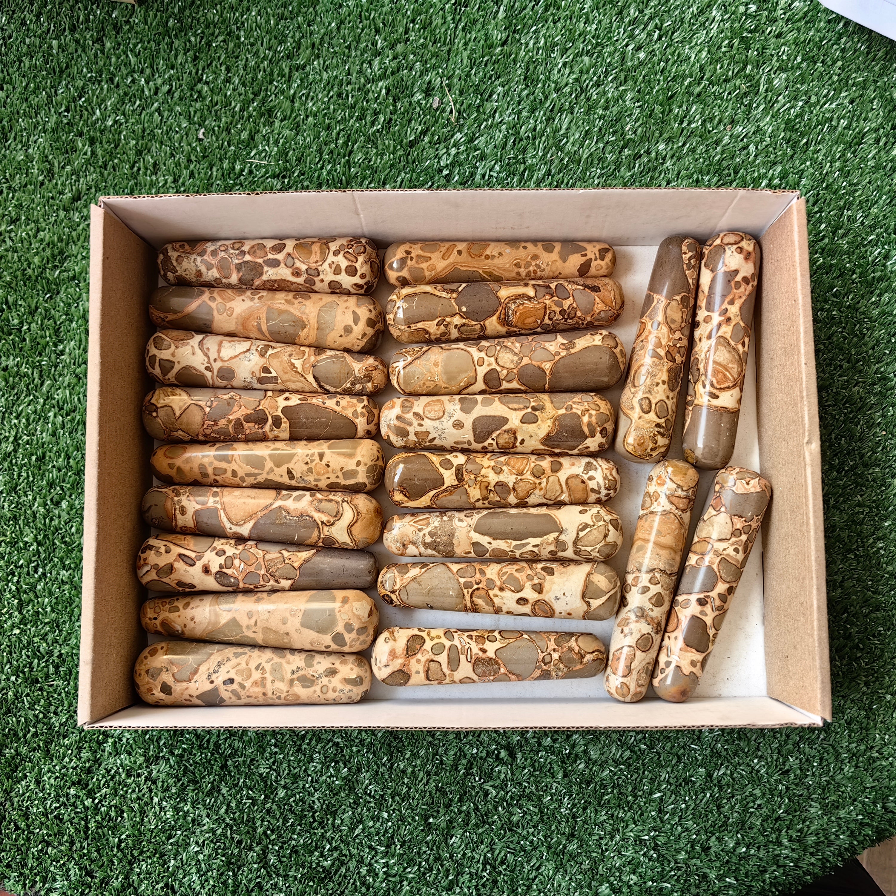 lot 21 pcs Leopardite wand