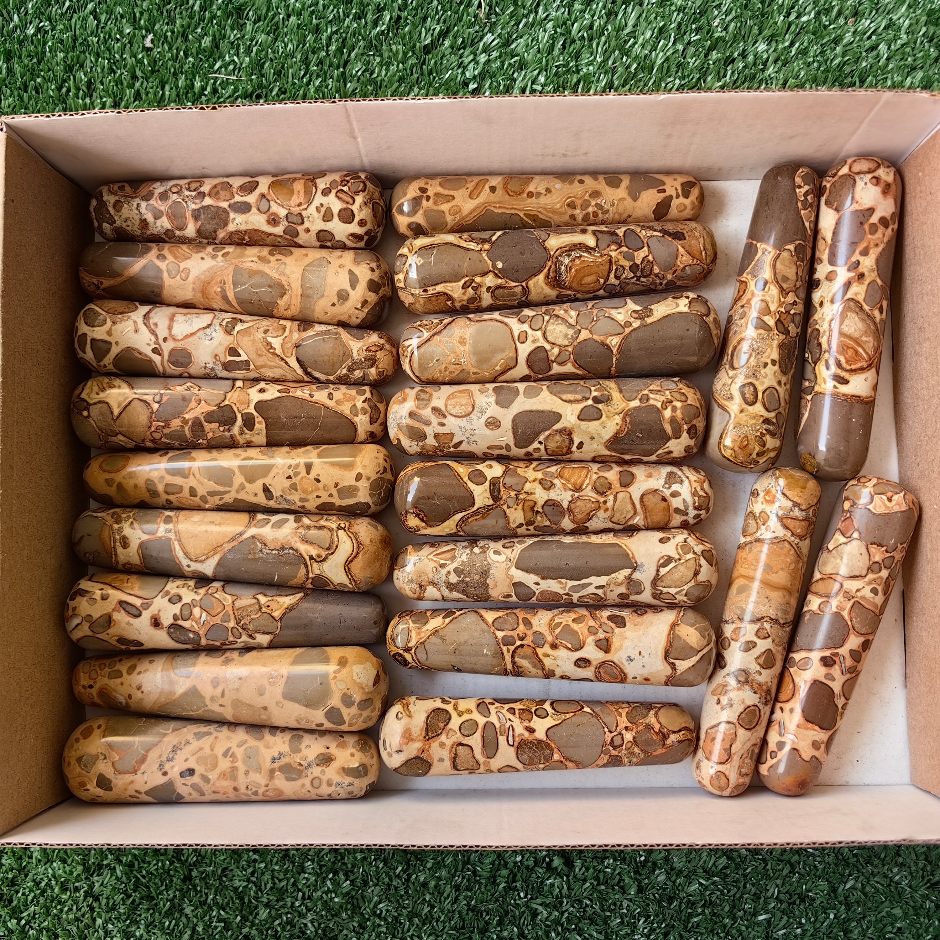 lot 21 pcs Leopardite wand