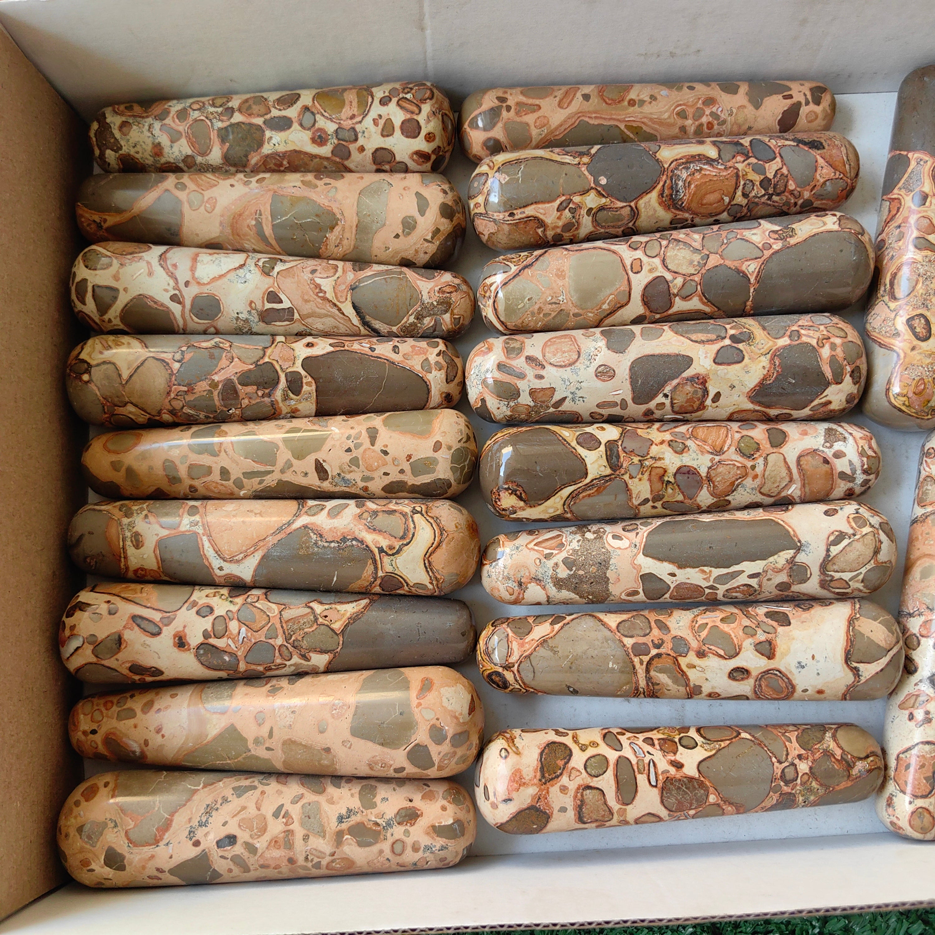 lot 21 pcs Leopardite wand