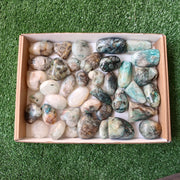 Lot 39 pcs Chrysoquartz mixed forms