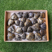 26 pcs Covellite on Chalcopyrite heart