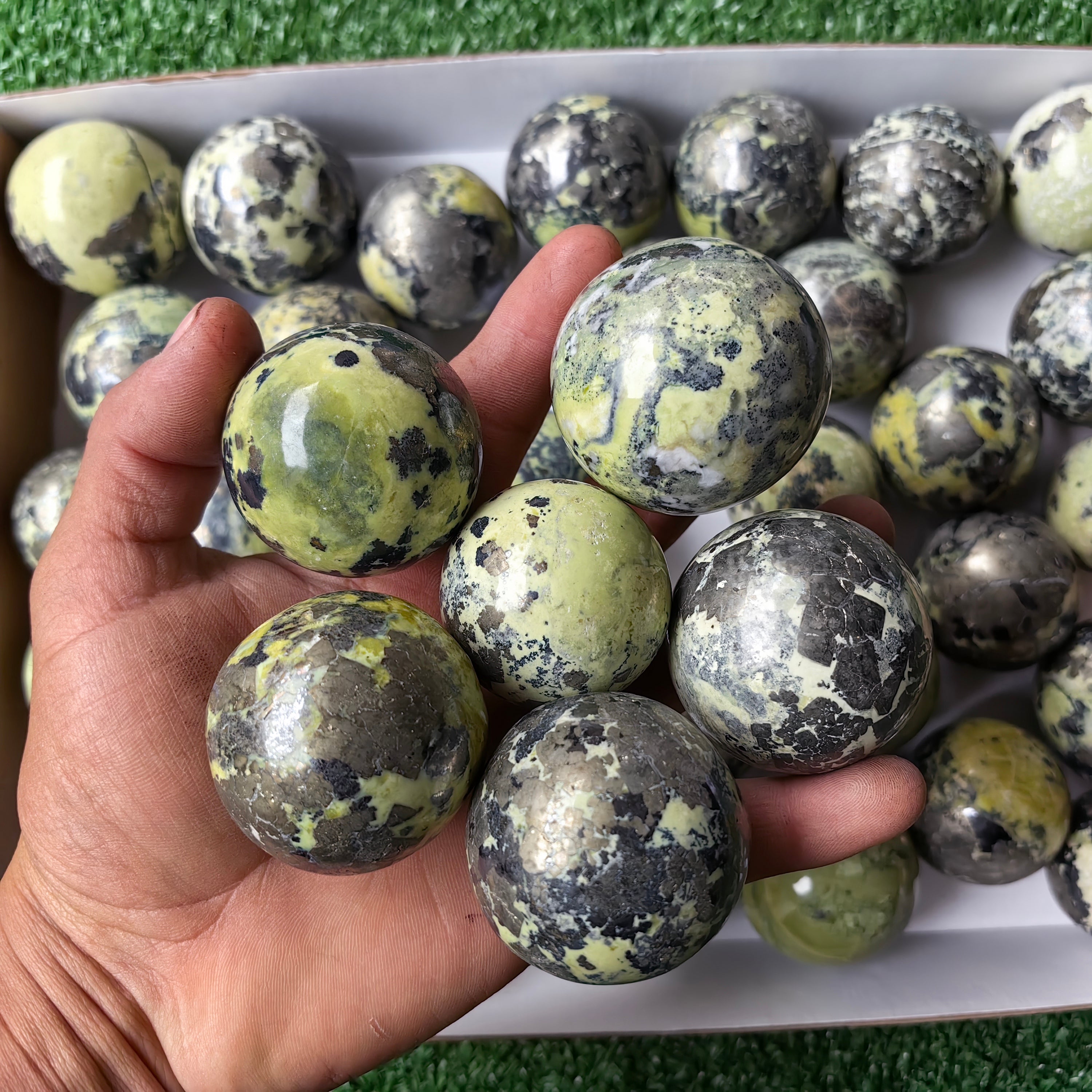 Lot 35 Serpentine Sphere