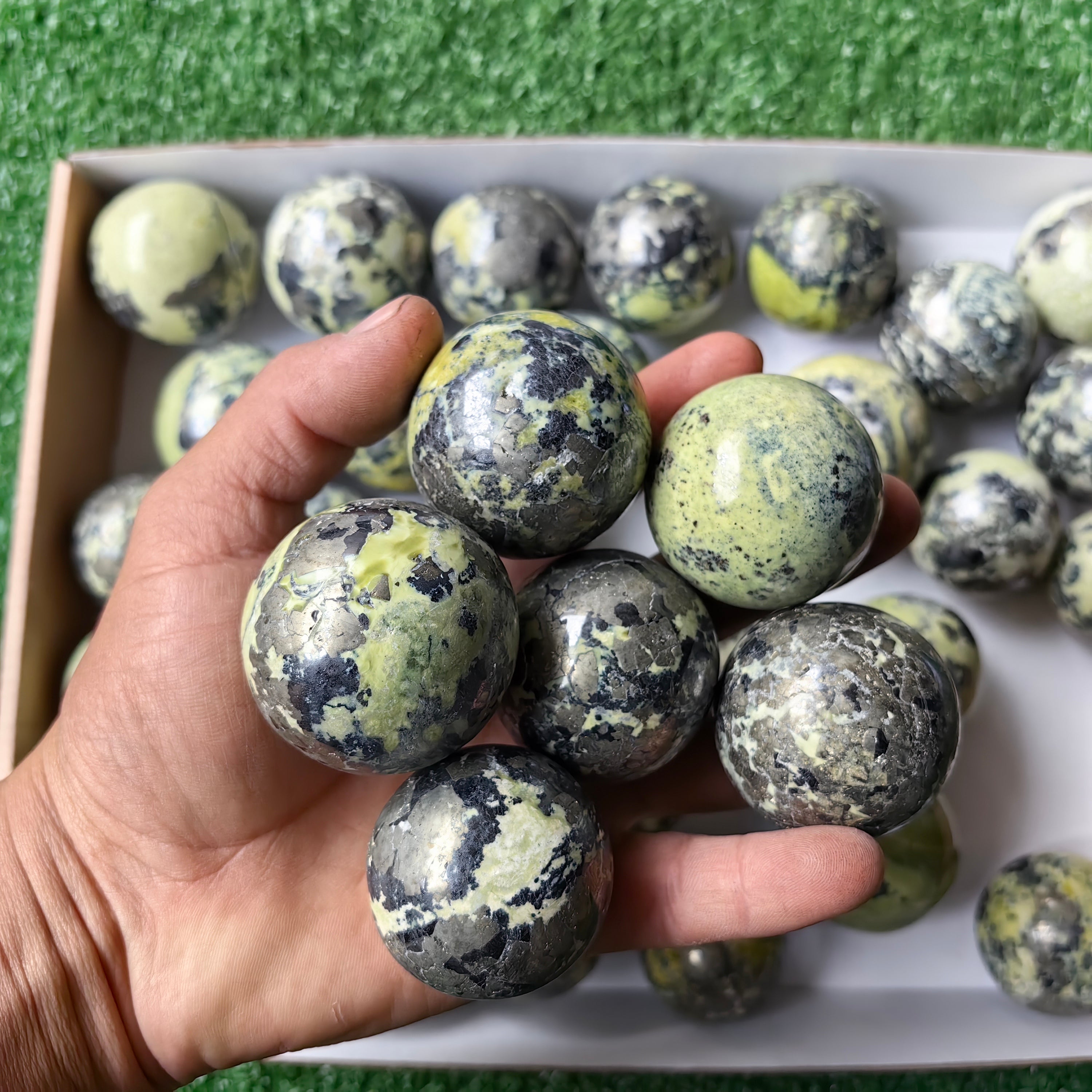 Lot 35 Serpentine Sphere