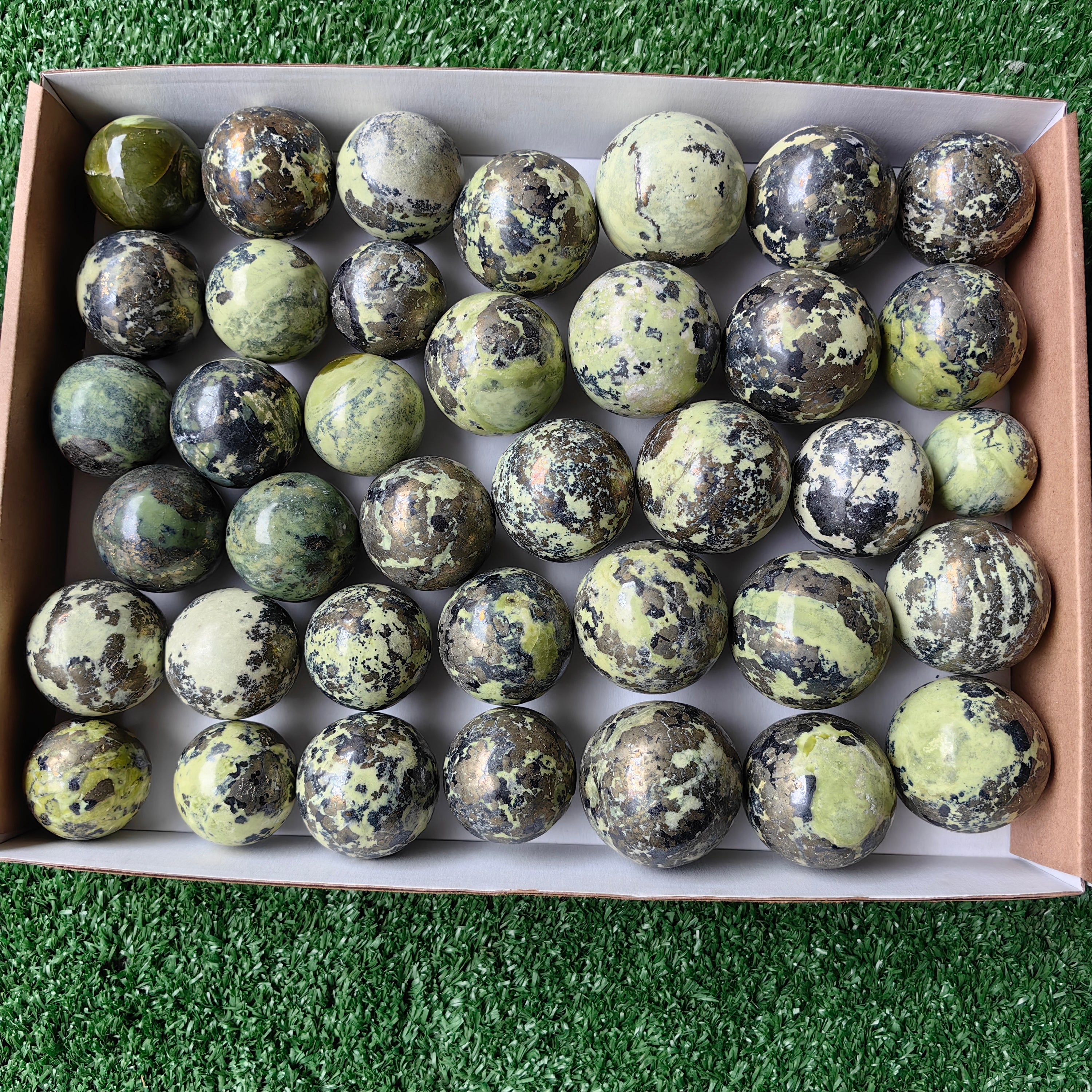 Lot 38 Serpentine Sphere