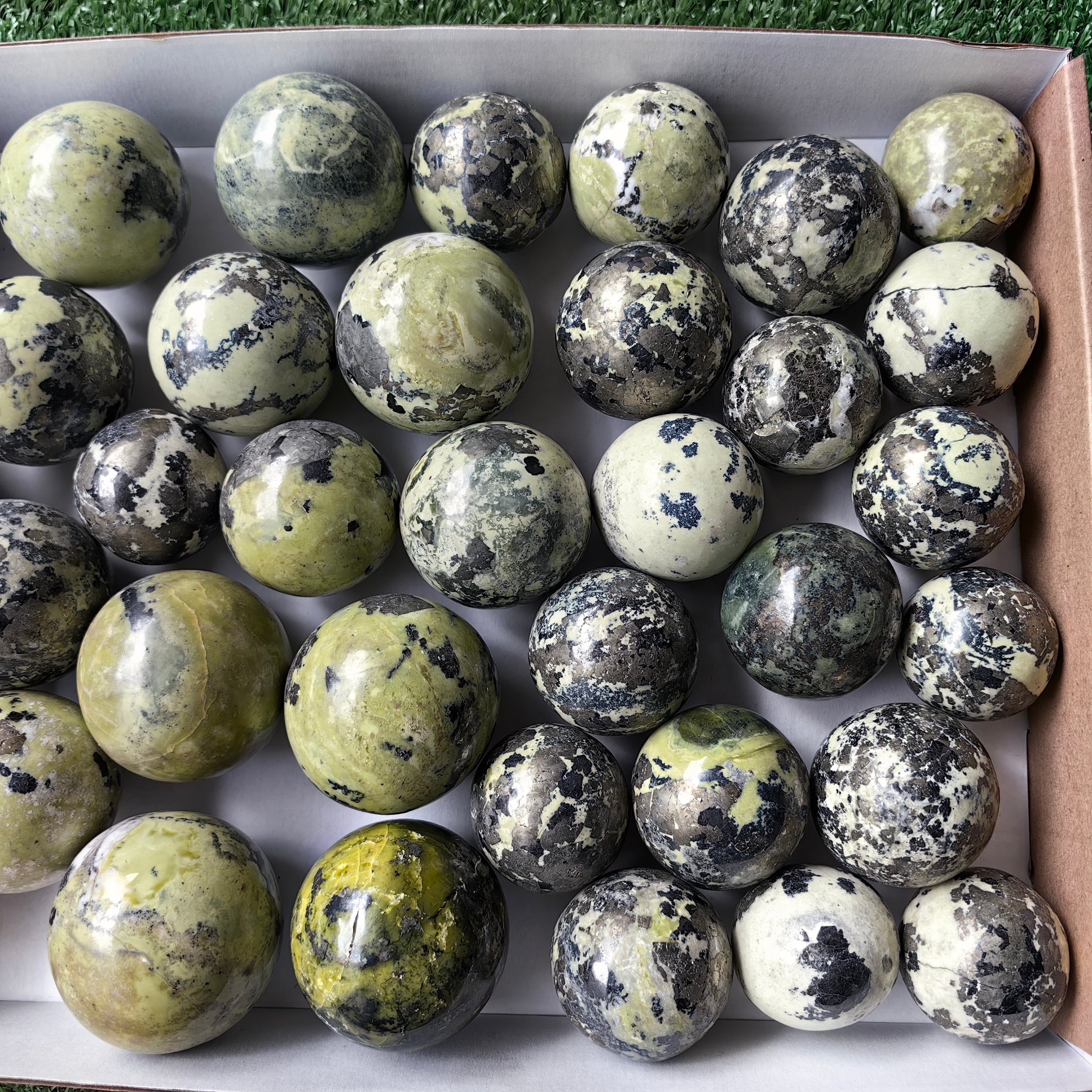 Lot 36 Serpentine Sphere